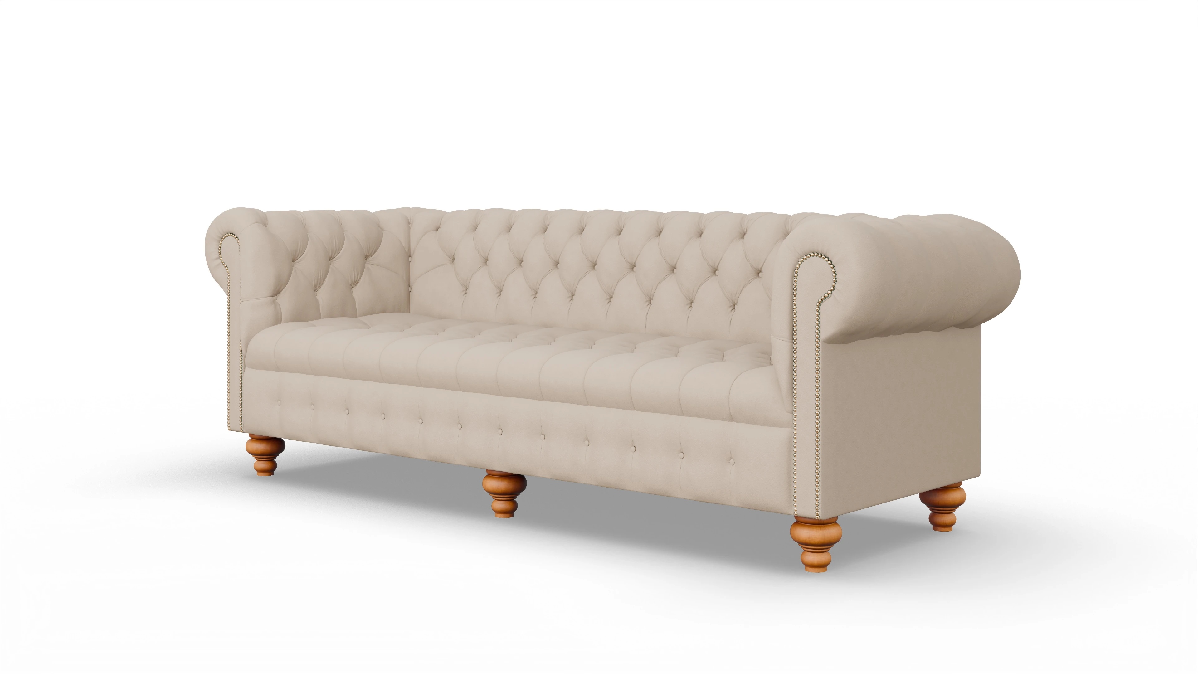 Ansicht des Produktes Liberty 4-Sitzer in Leder beige