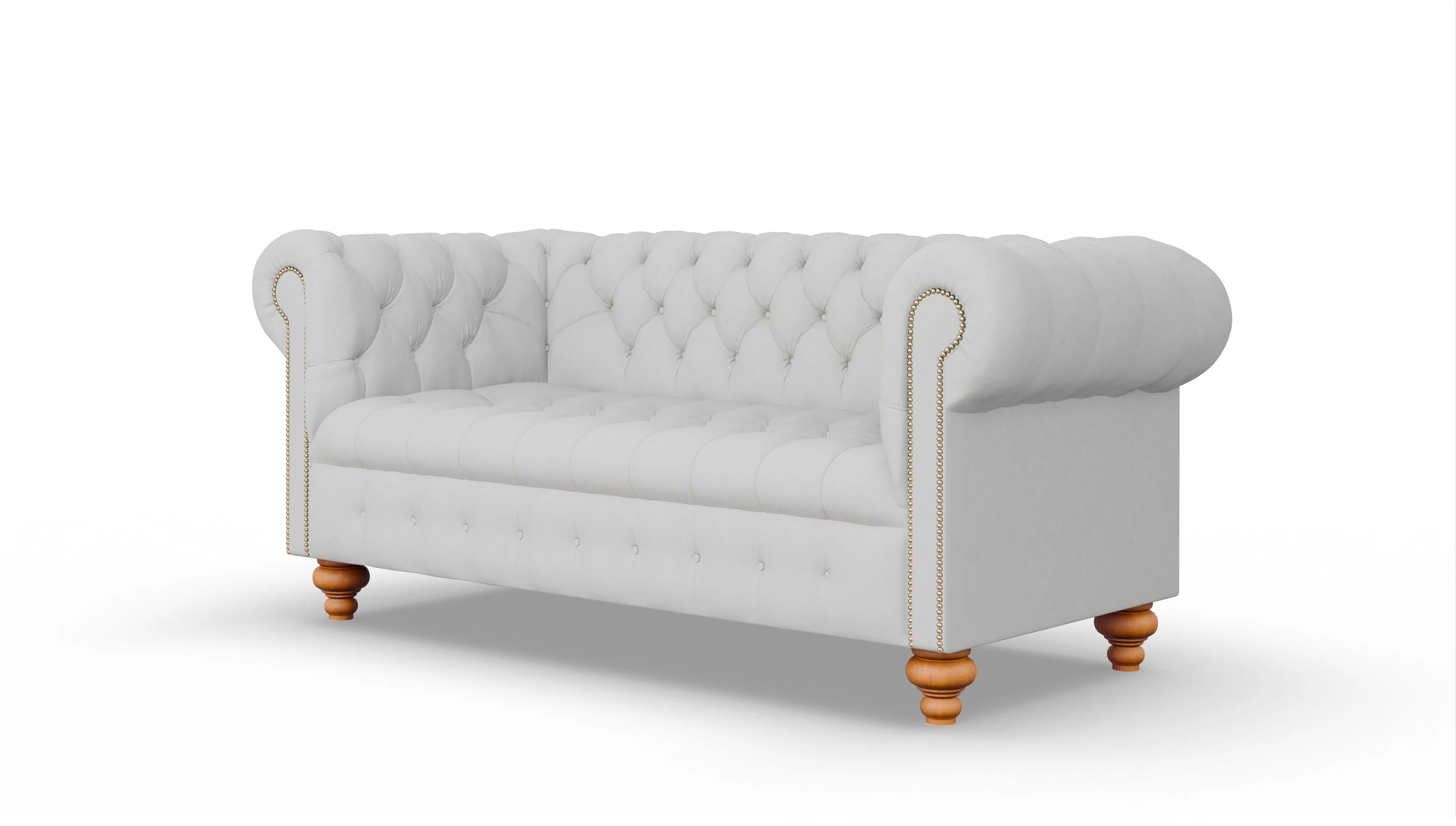 Ansicht des Produktes Liberty 3-Sitzer in Leder weiß