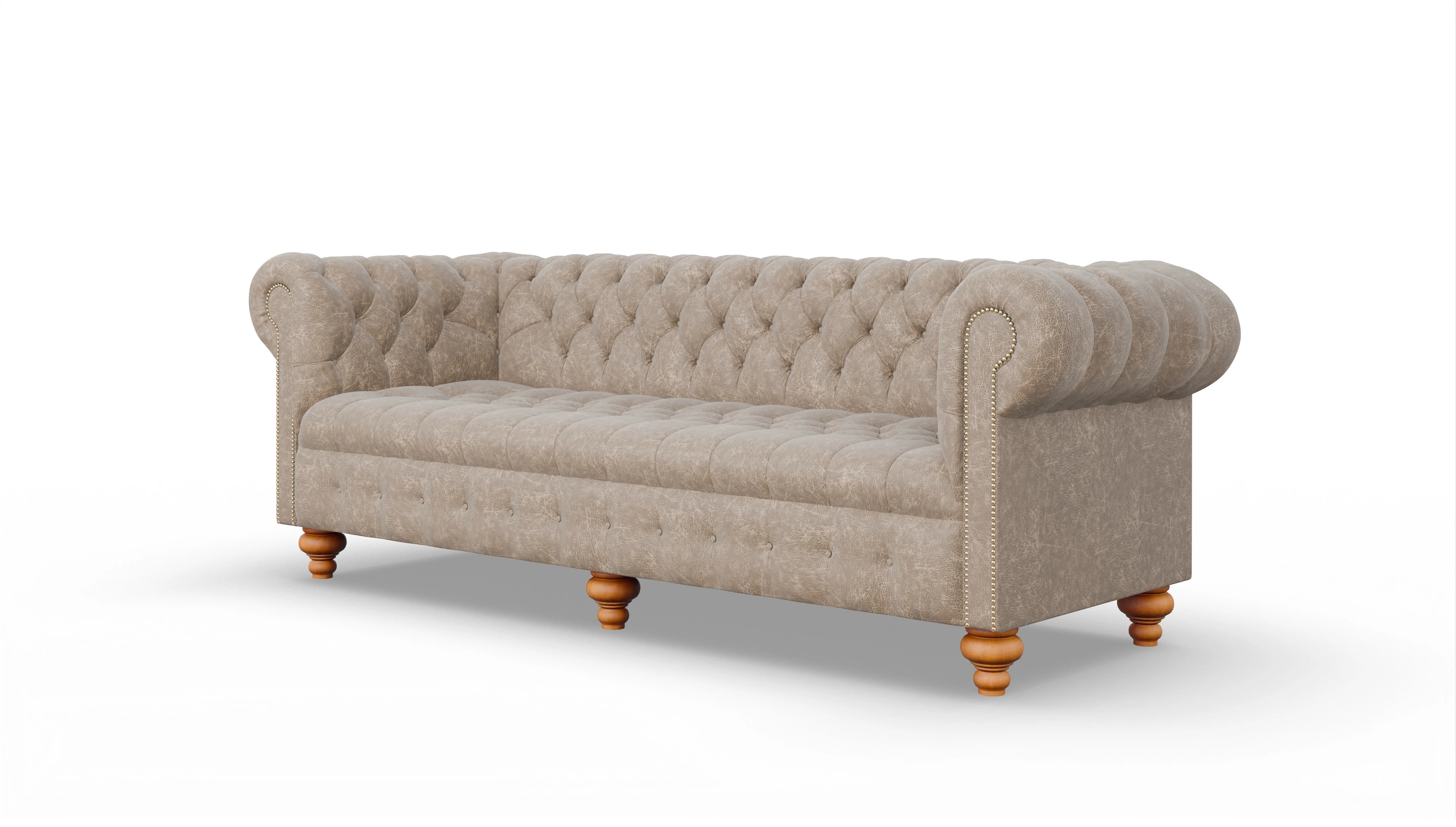 Ansicht des Produktes Liberty 4-Sitzer in Leder beige