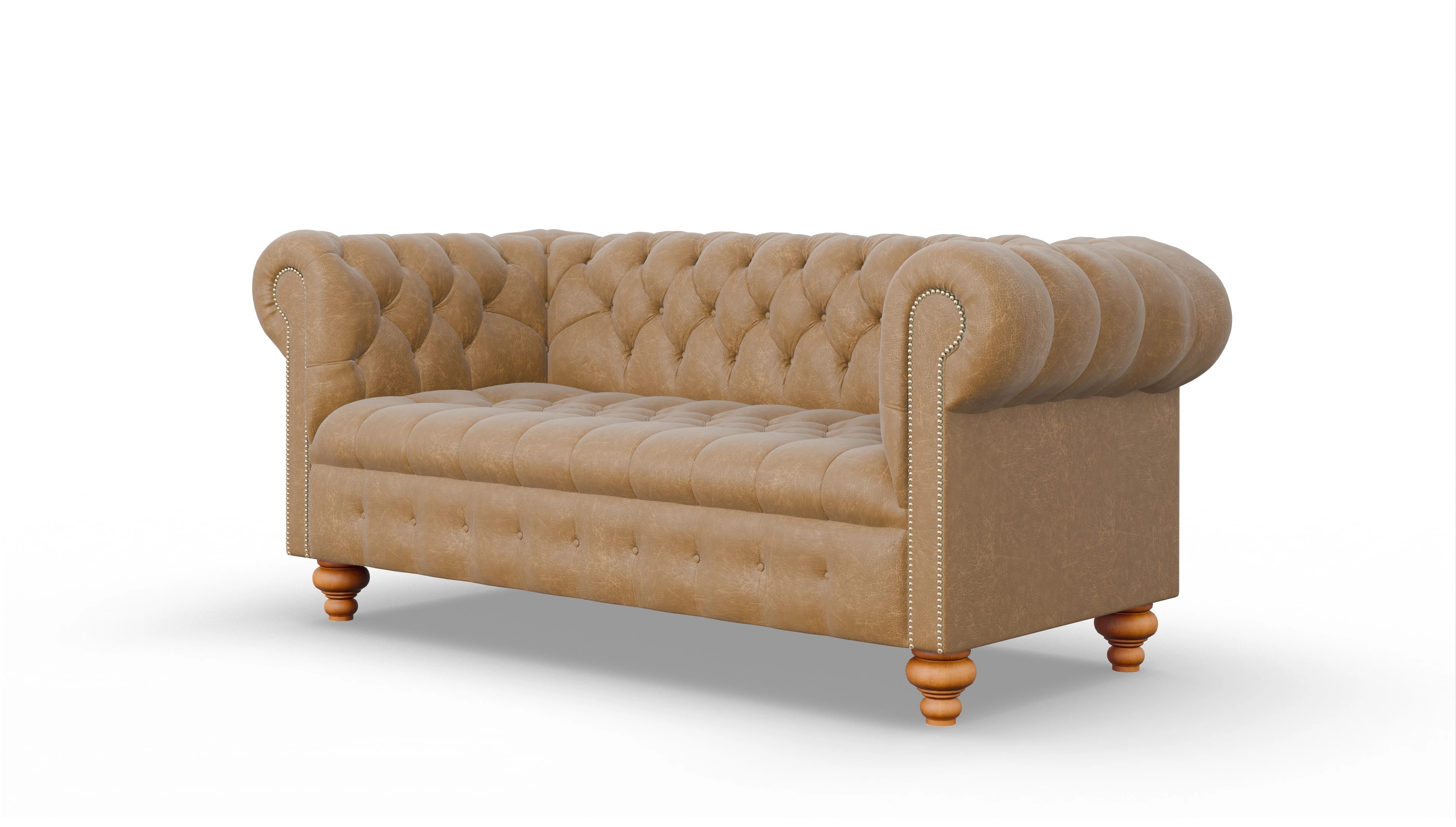 Ansicht des Produktes Liberty 3-Sitzer in Leder beige