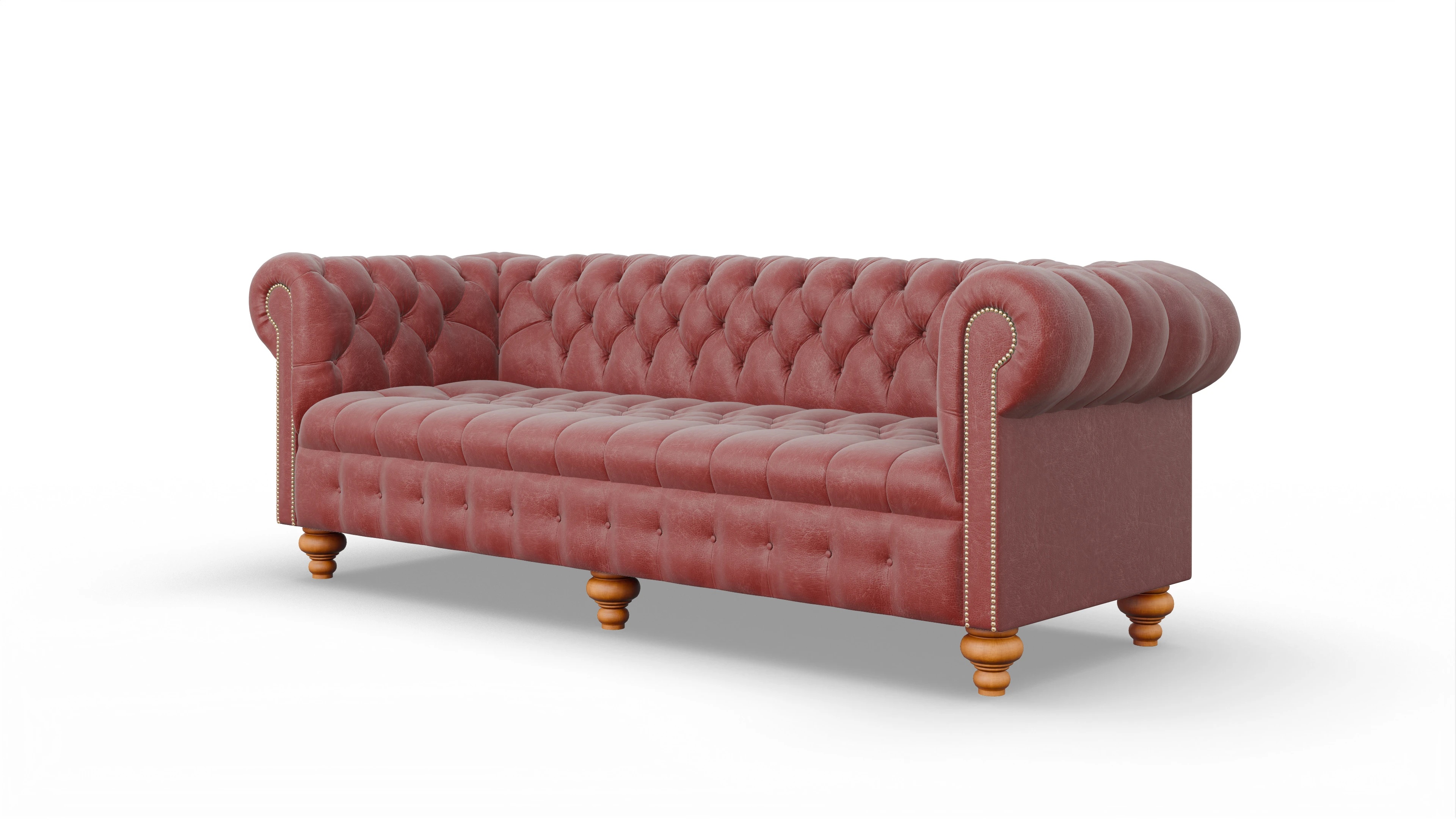 Ansicht des Produktes Liberty 4-Sitzer in Leder rot