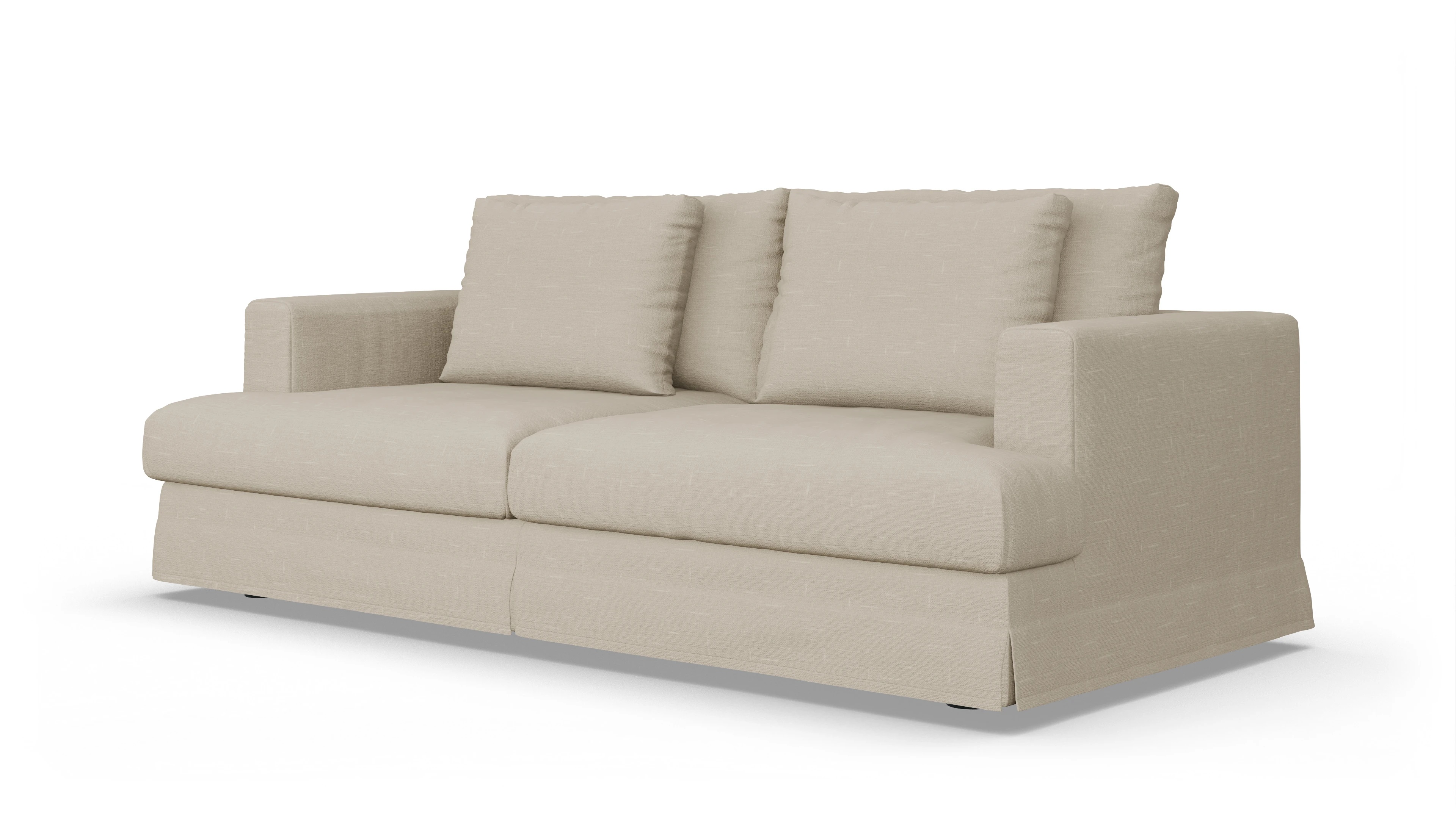 Ansicht des Produktes Pittori 3-Sitzer in Stoff beige