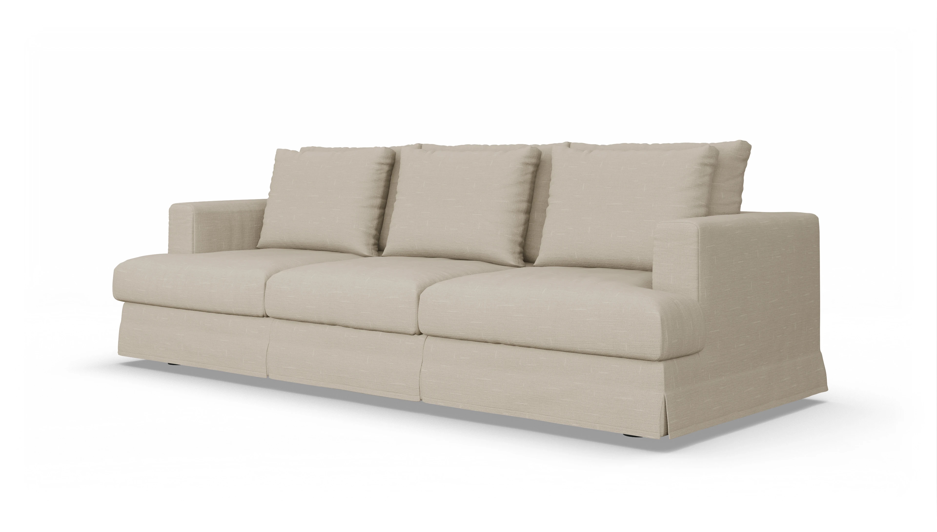 Ansicht des Produktes Pittori 3,5-Sitzer in Stoff beige