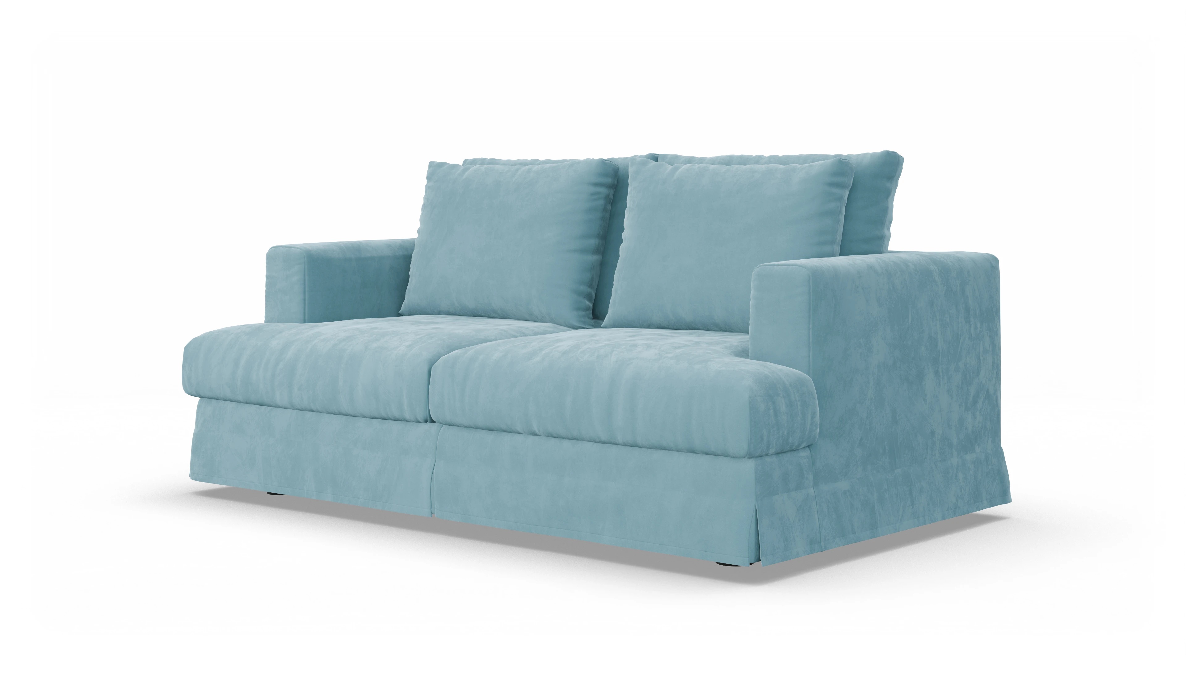 Ansicht des Produktes Pittori 2-Sitzer in Samt blau