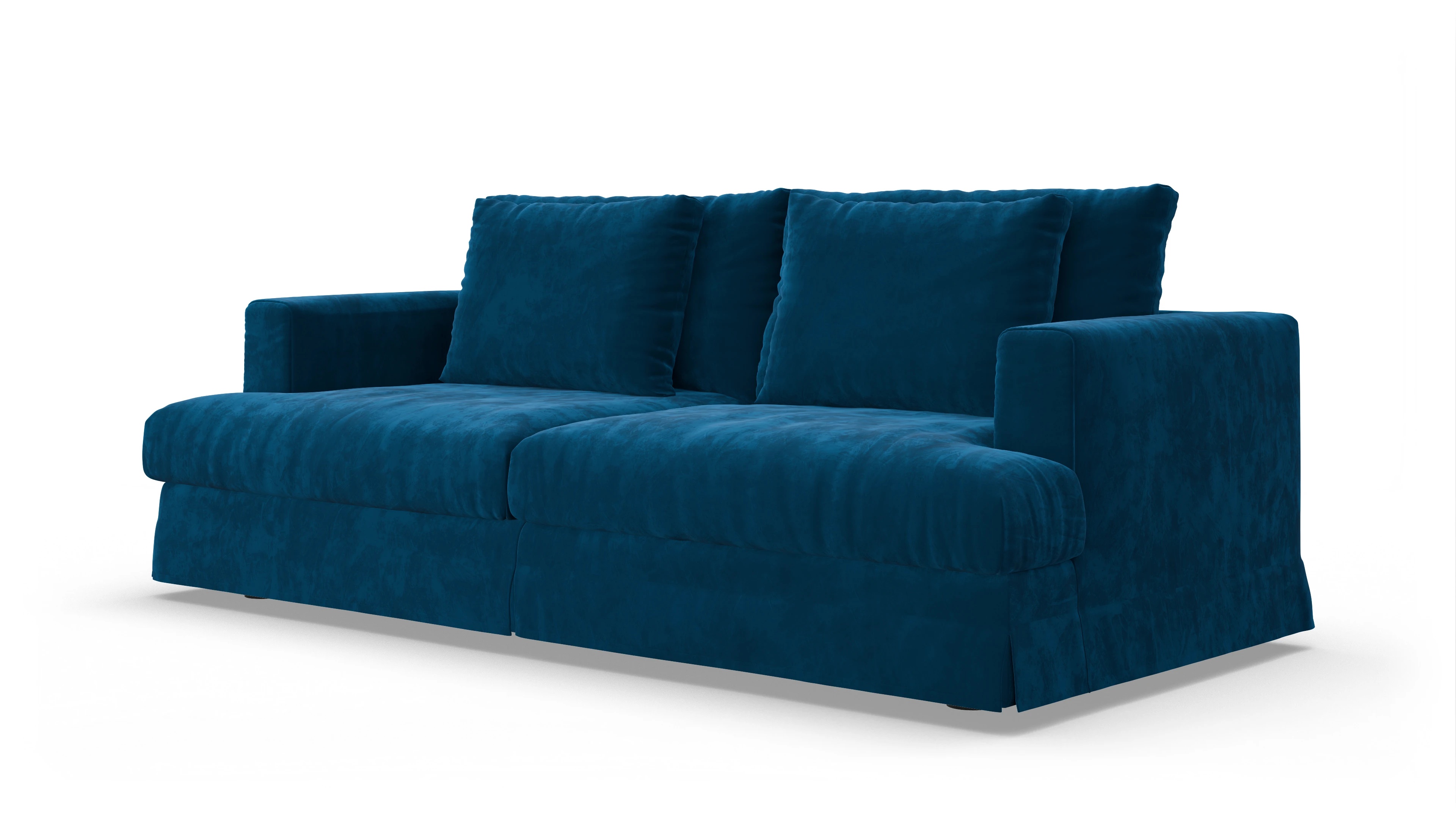 Ansicht des Produktes Pittori 3-Sitzer in Samt blau