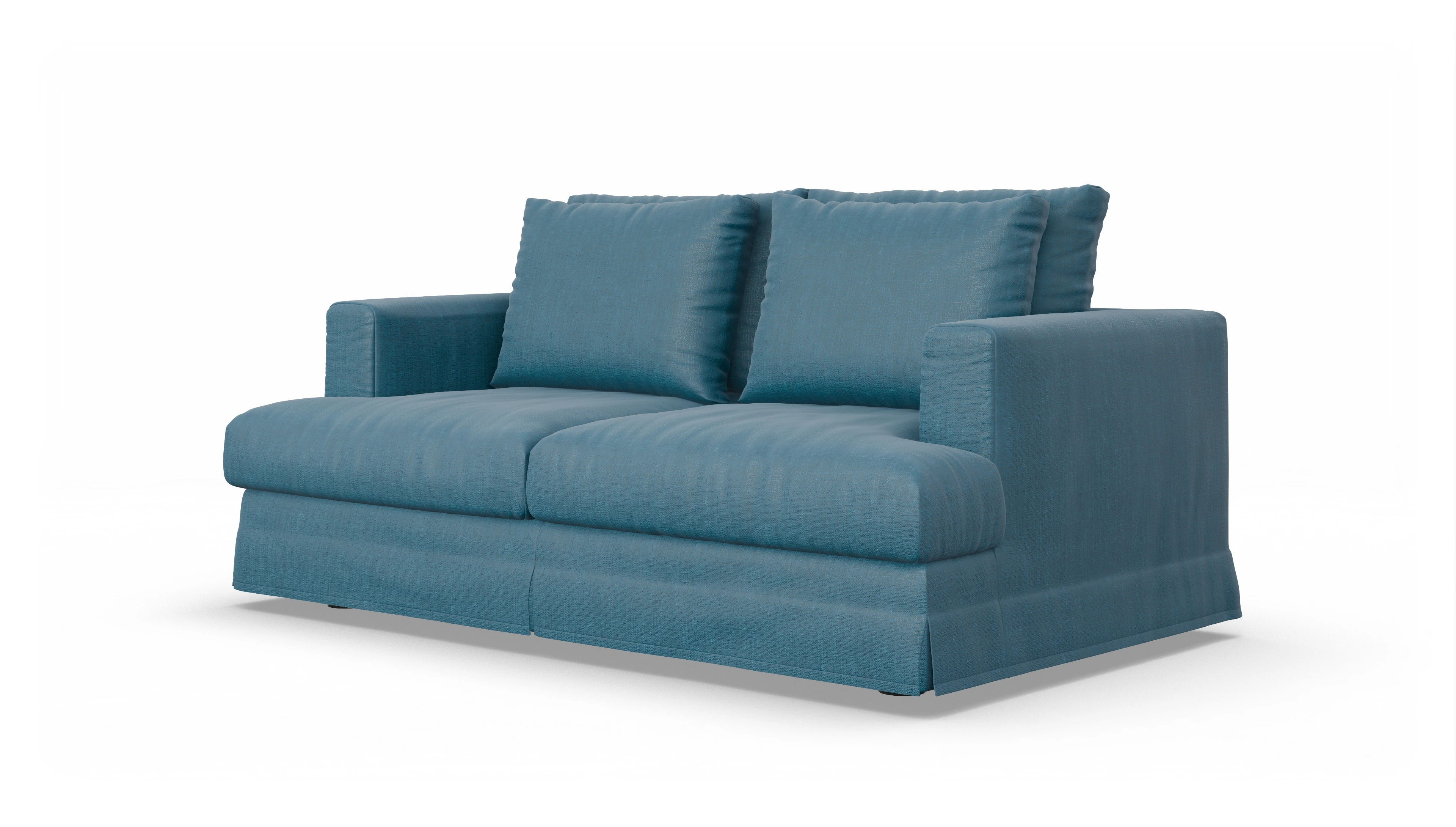 Ansicht des Produktes Pittori 2-Sitzer in Stoff blau