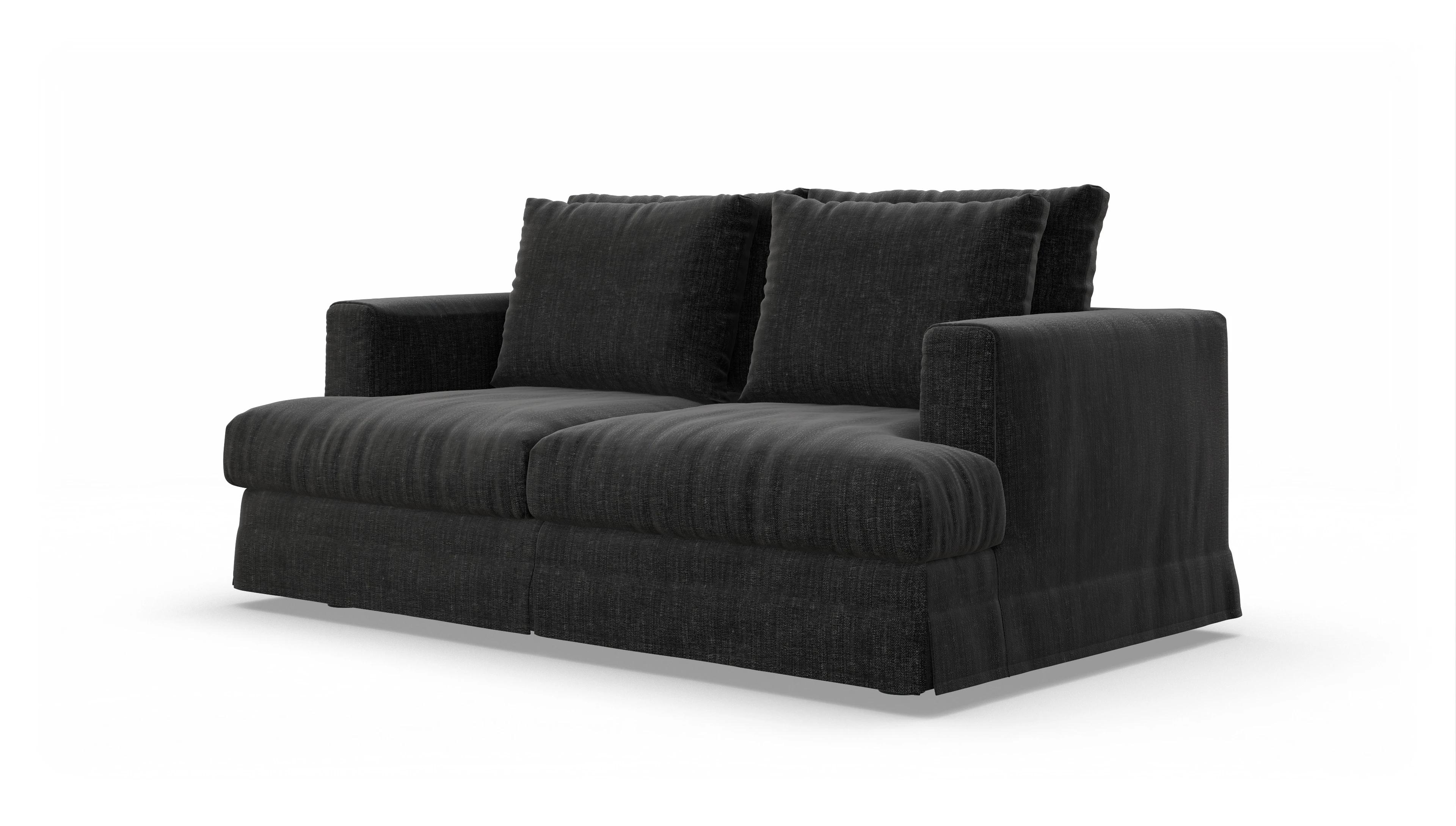 Ansicht des Produktes Pittori 2-Sitzer in Stoff schwarz