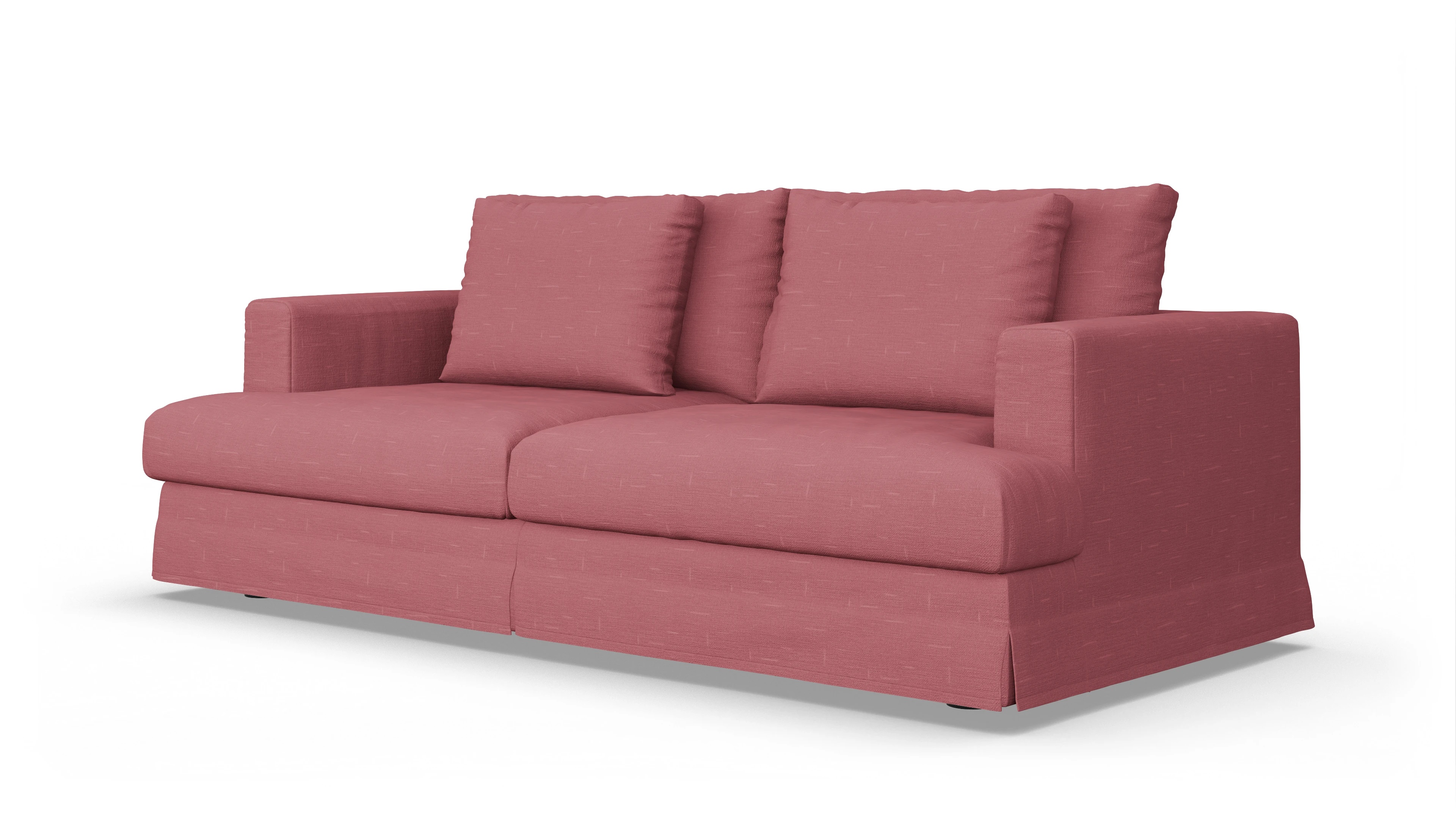 Ansicht des Produktes Pittori 3-Sitzer in Stoff rot
