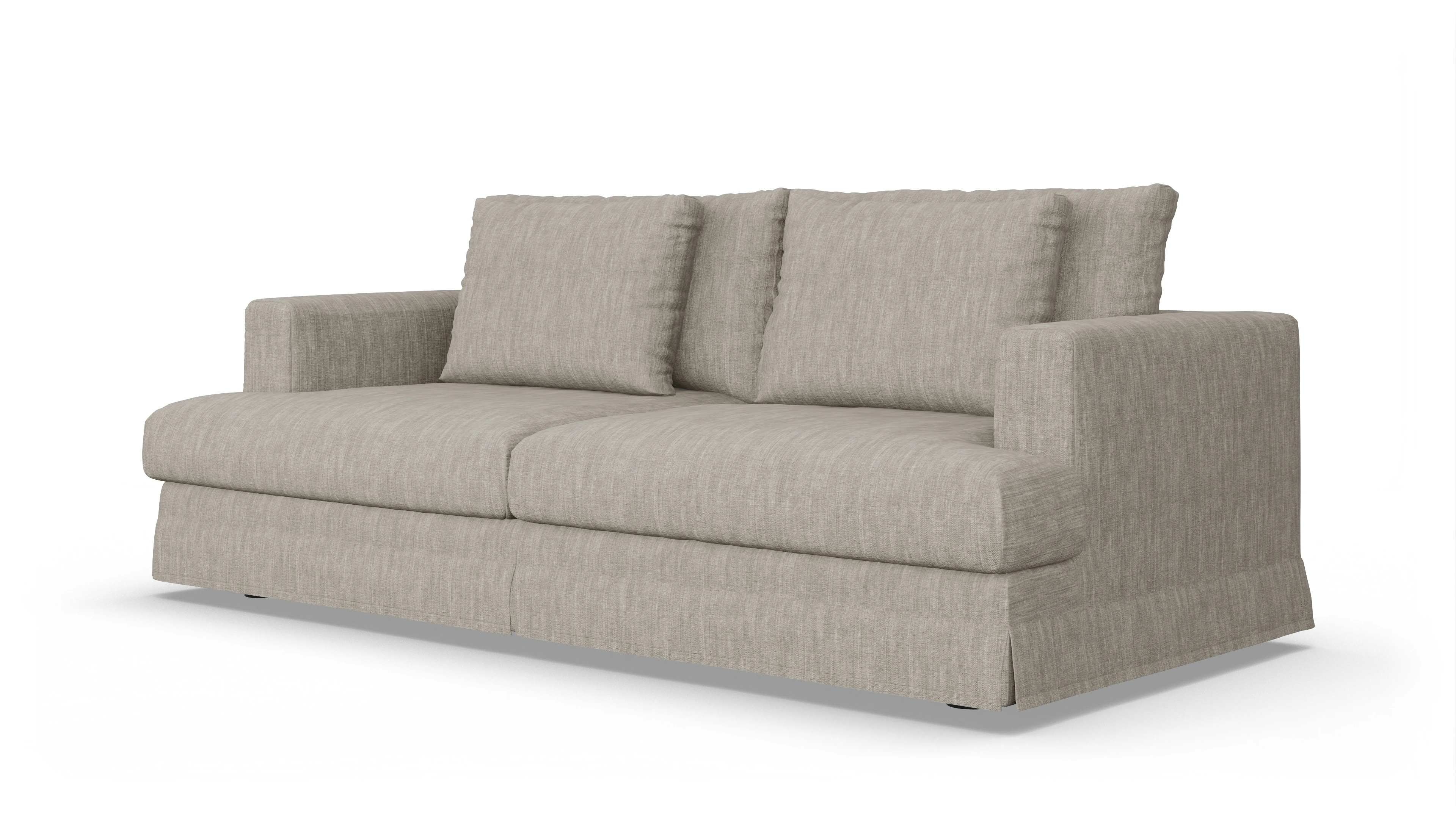 Ansicht des Produktes Pittori 3-Sitzer in Stoff beige