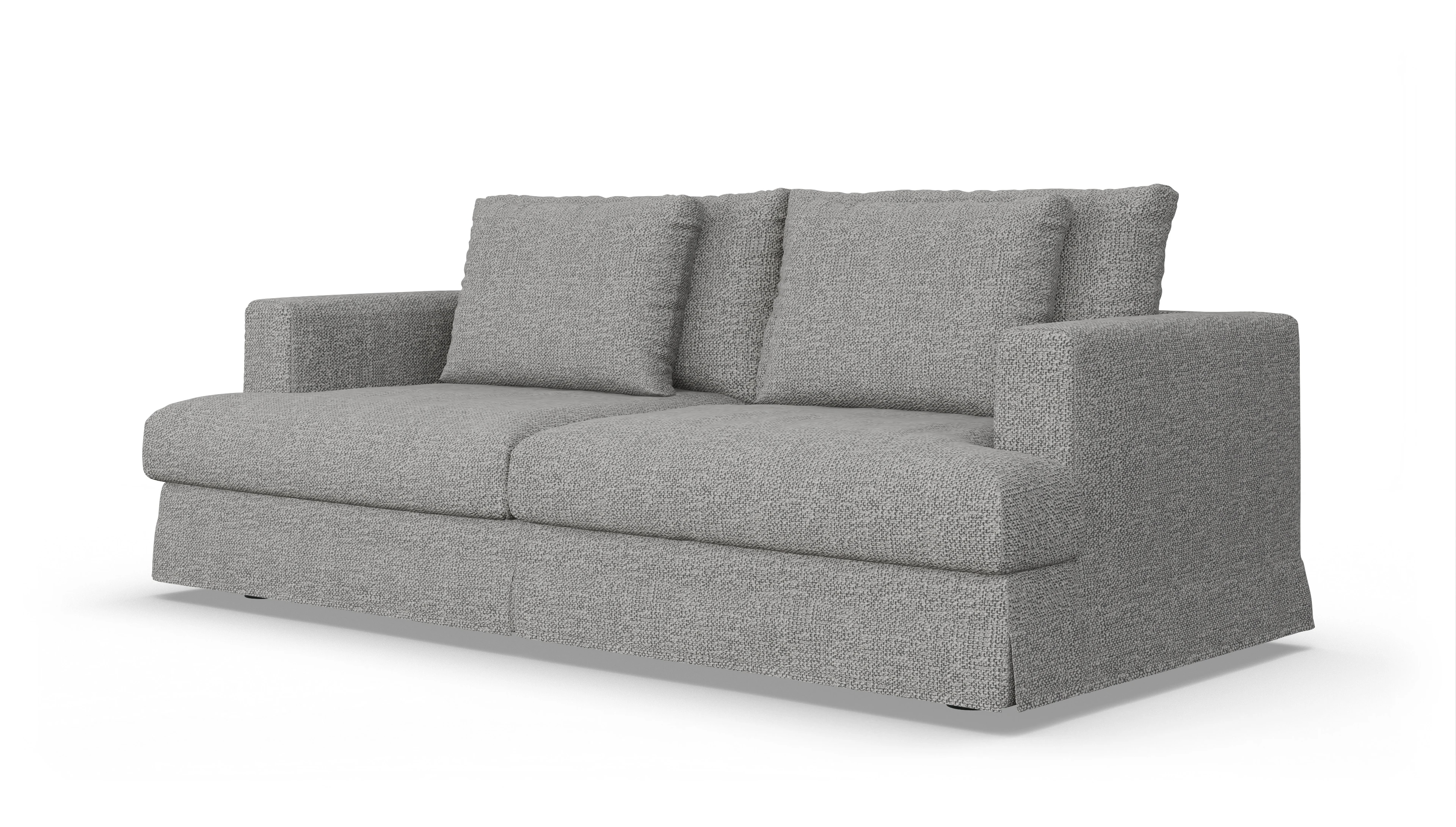 Ansicht des Produktes Pittori 3-Sitzer in Stoff grau