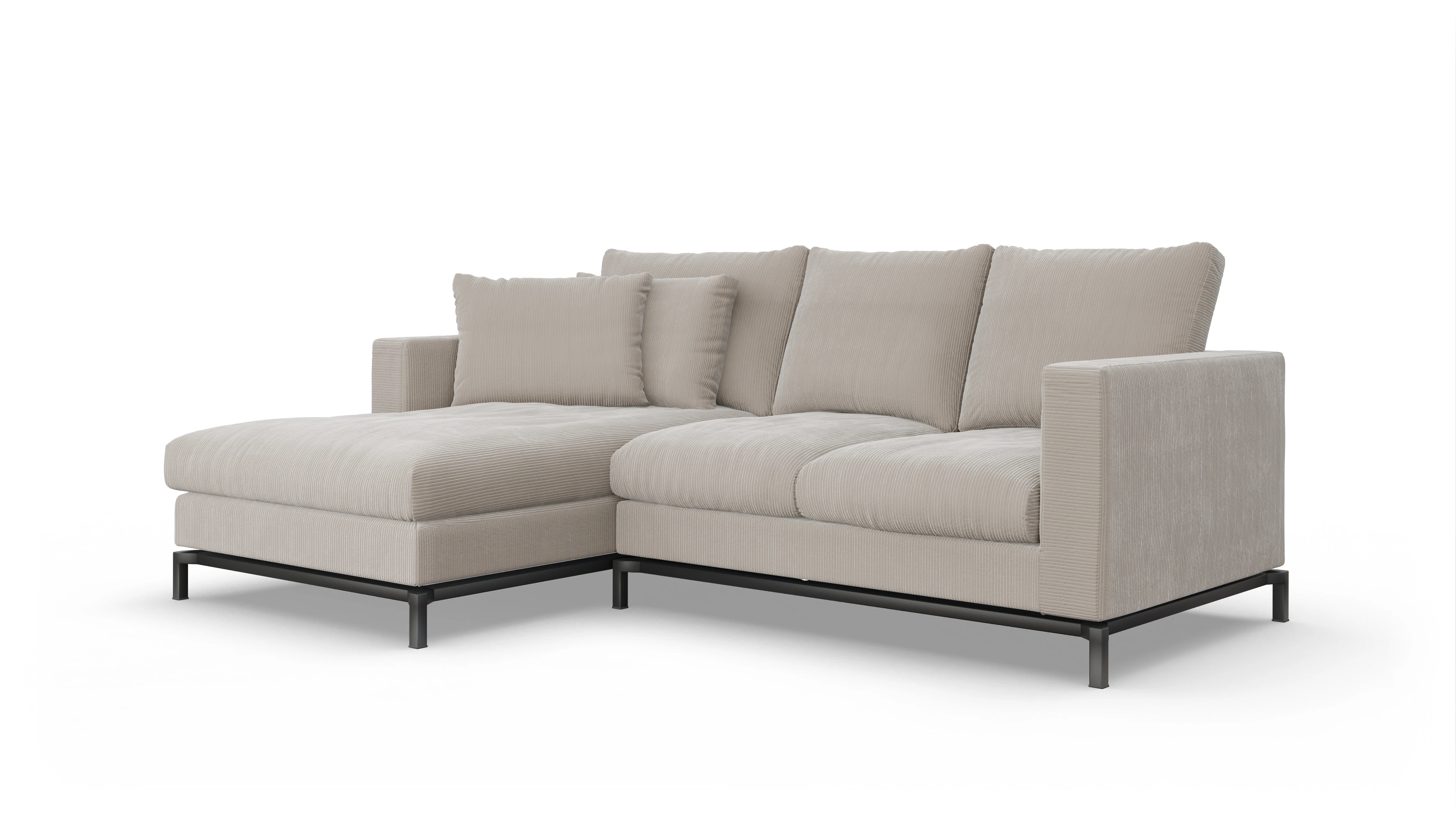 Ansicht des Produktes Fenice Sofa mit Rec links in beige