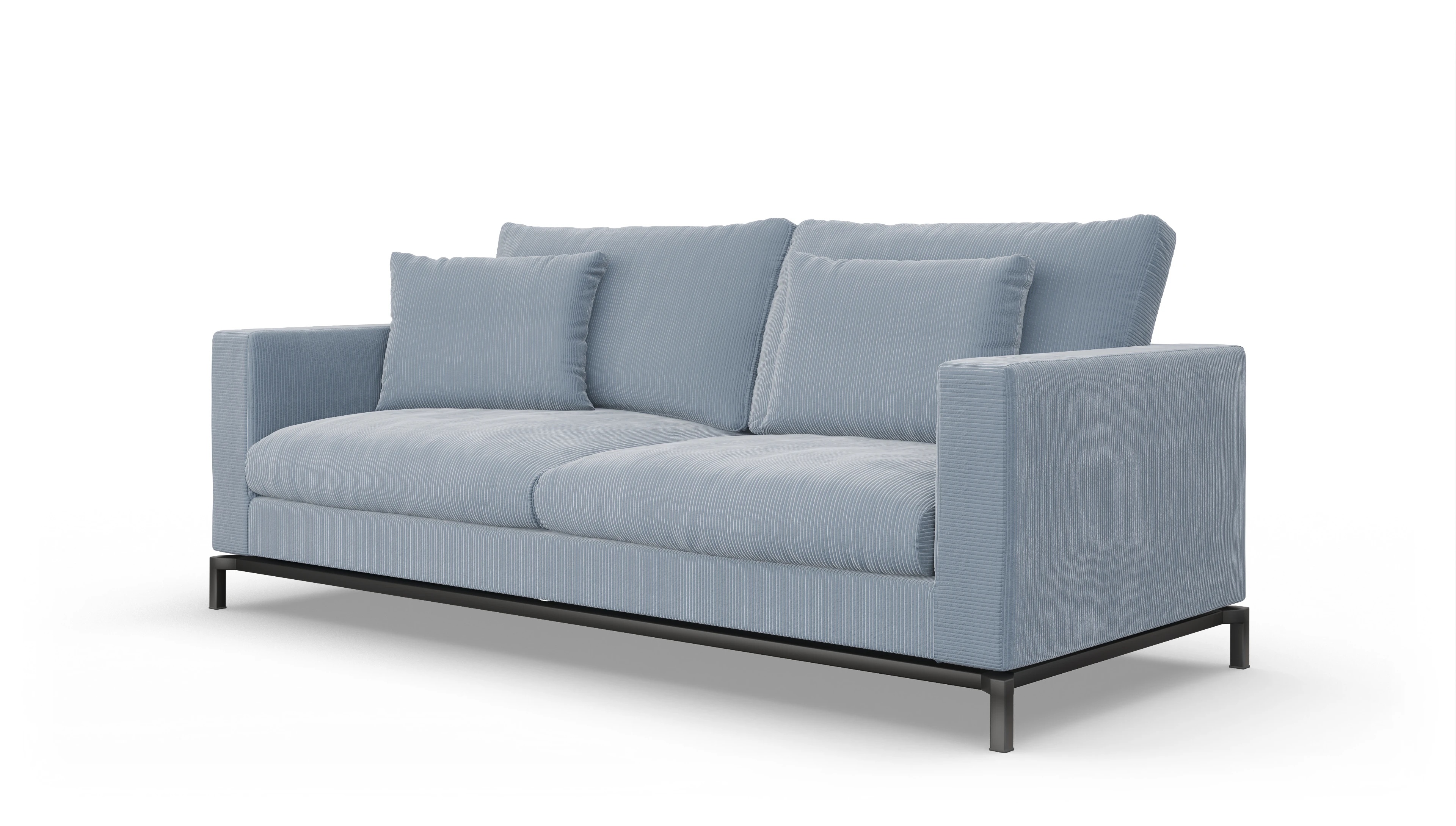 Ansicht des Produktes Fenice 3-Sitzer in blau