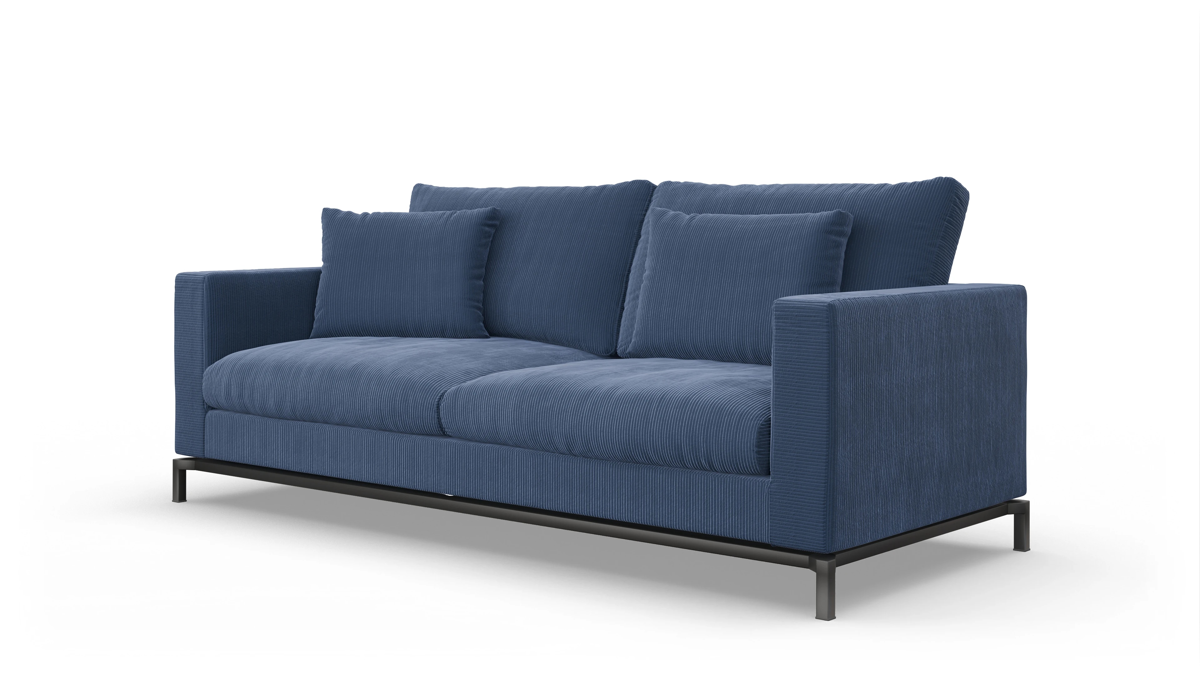 Ansicht des Produktes Fenice 3-Sitzer in blau