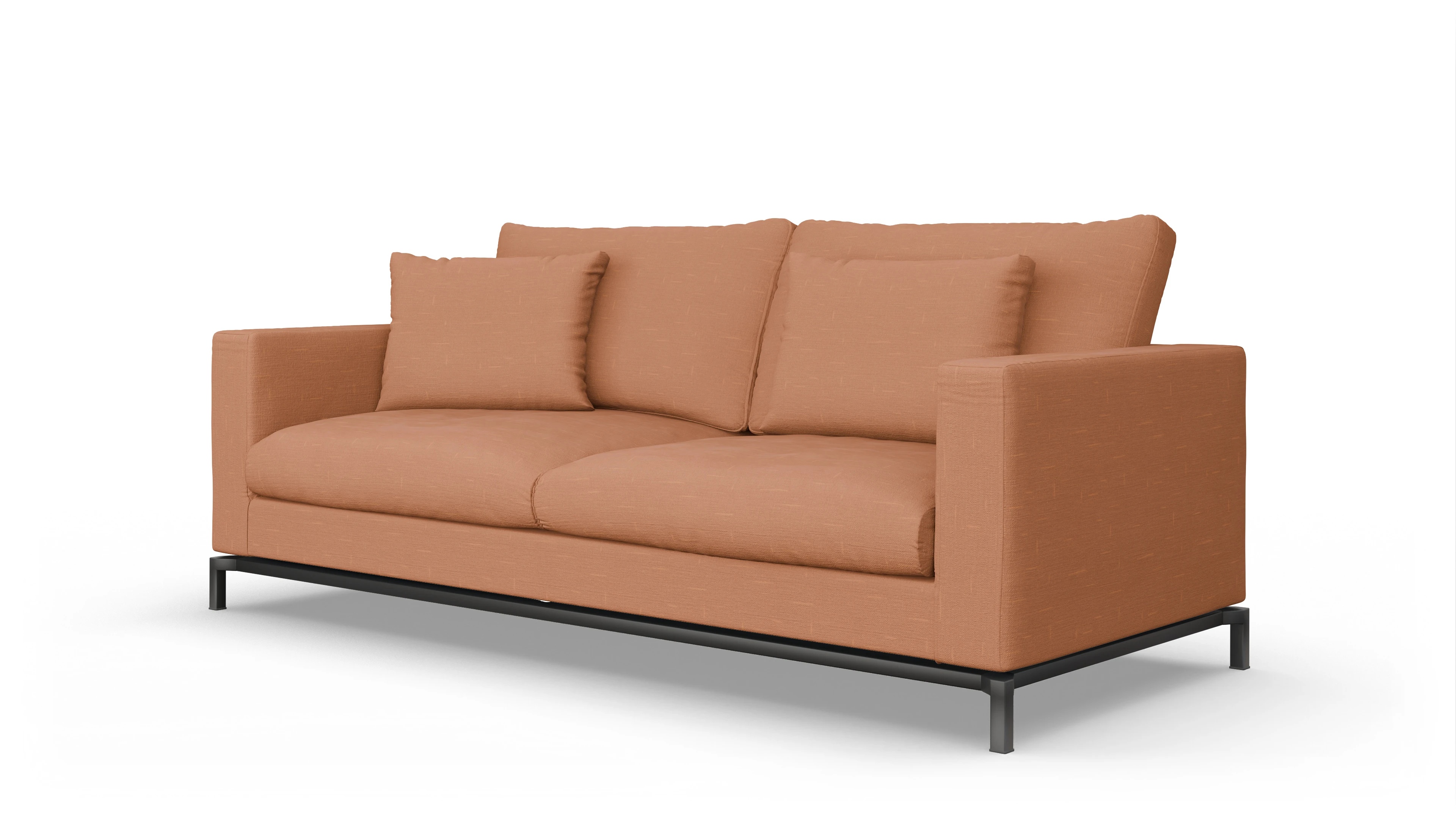 Ansicht des Produktes Fenice 3-Sitzer in orange