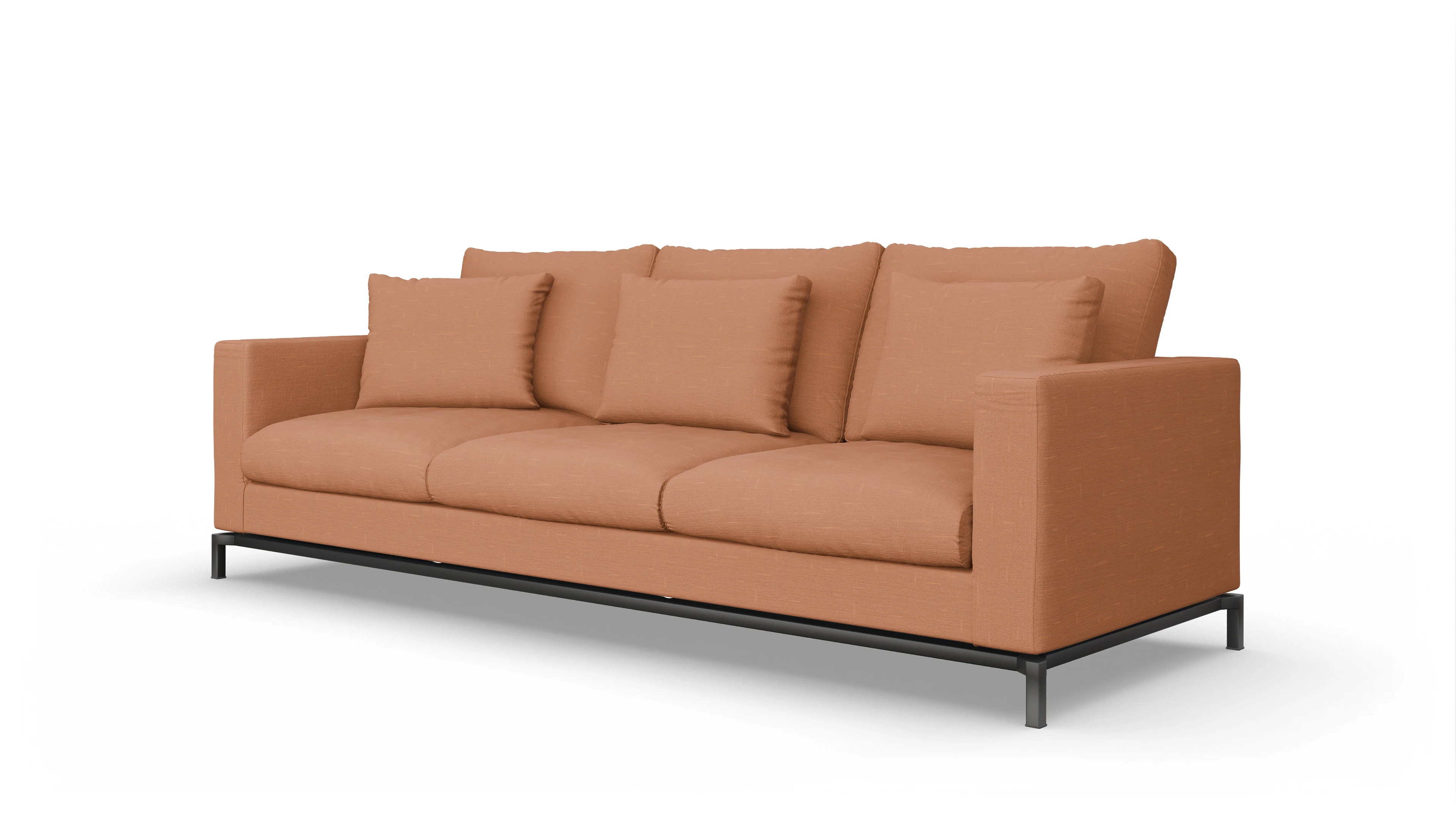 Ansicht des Produktes Fenice 3,5-Sitzer in orange