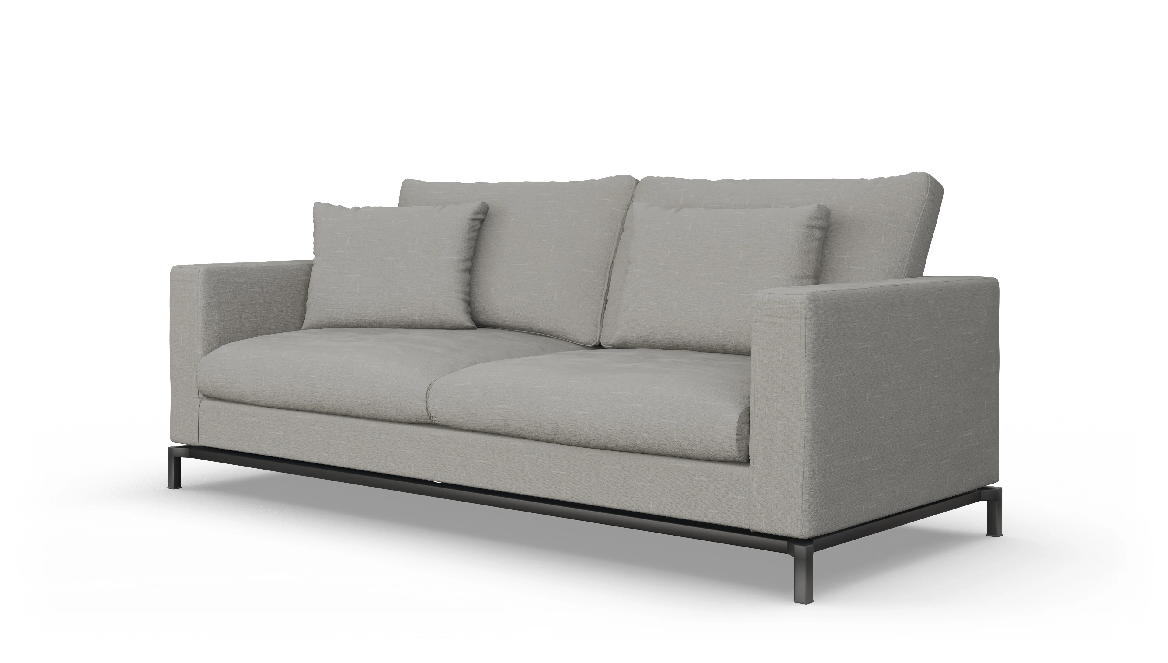 Ansicht des Produktes Fenice 3-Sitzer in grau