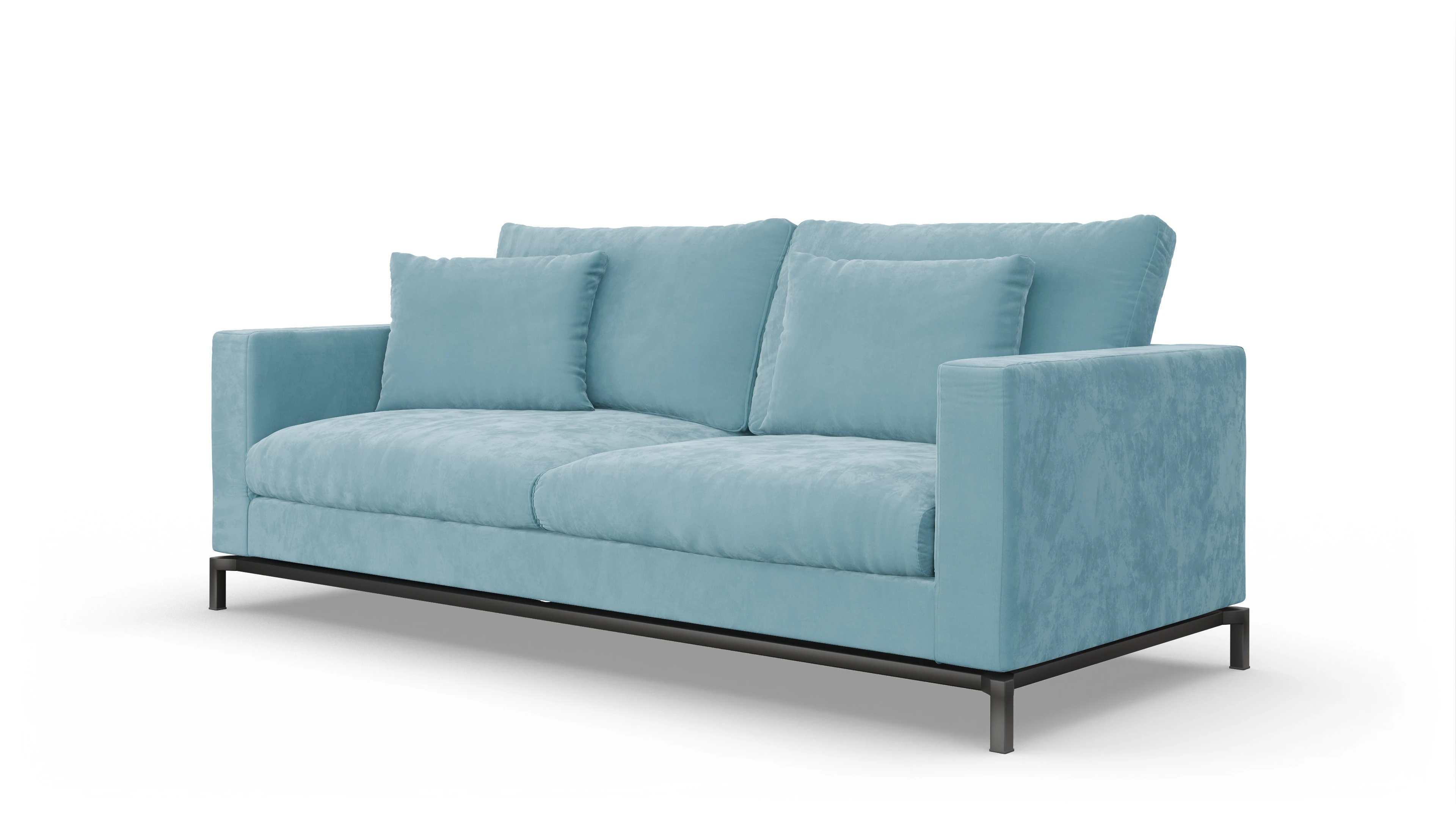 Ansicht des Produktes Fenice 3-Sitzer in blau