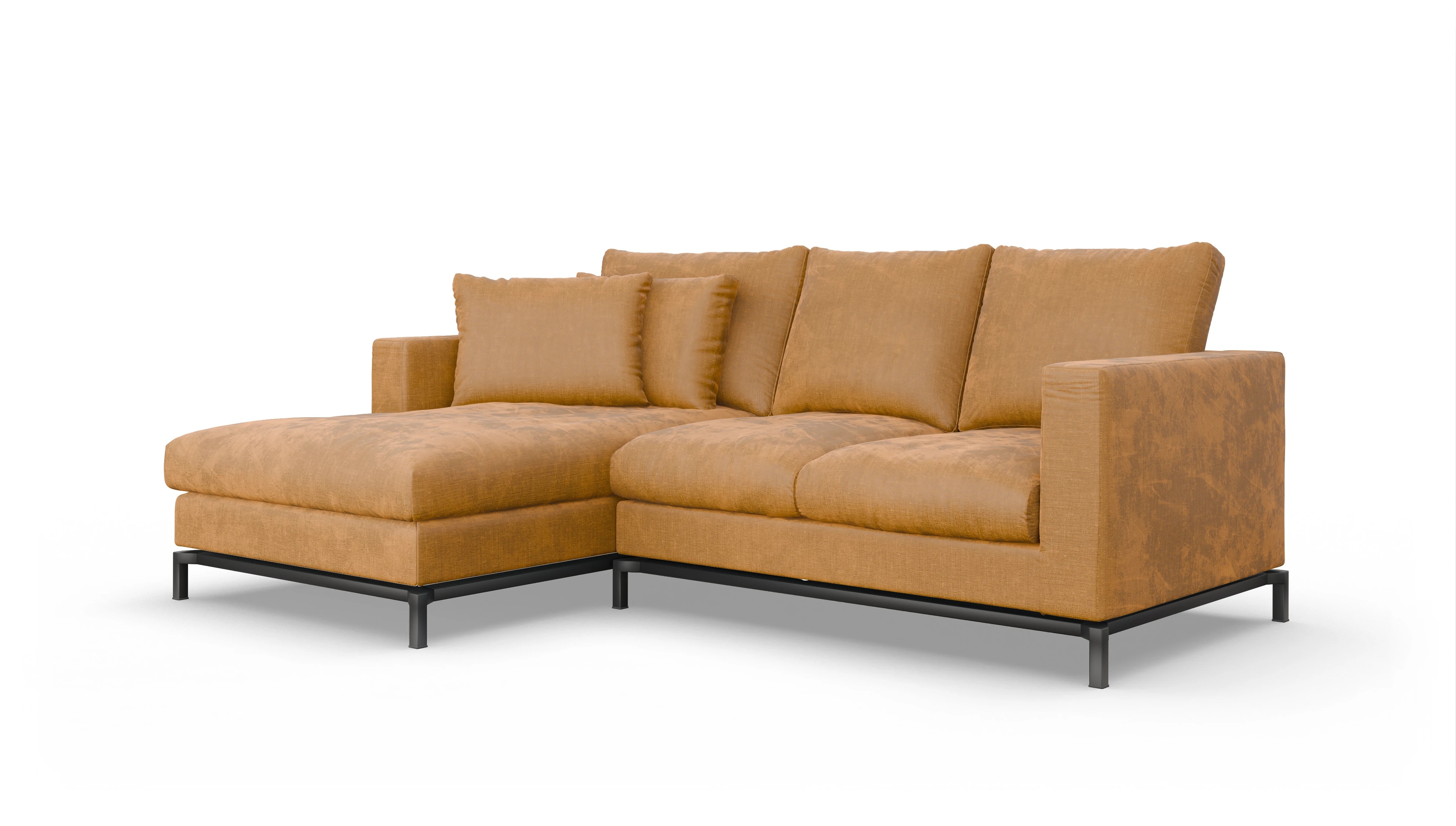 Ansicht des Produktes Fenice Sofa mit Rec links in braun