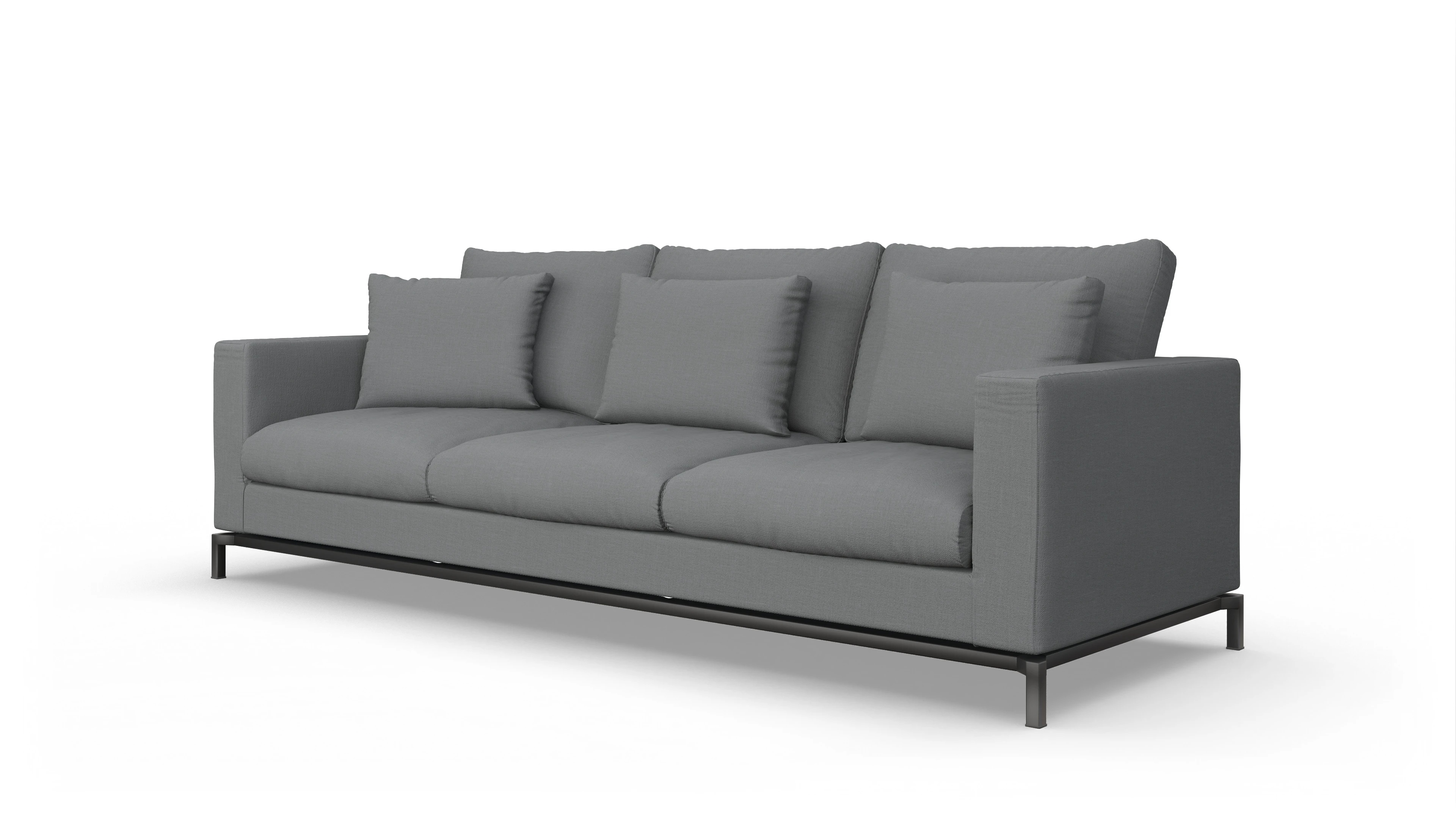 Ansicht des Produktes Fenice 3,5-Sitzer in grau