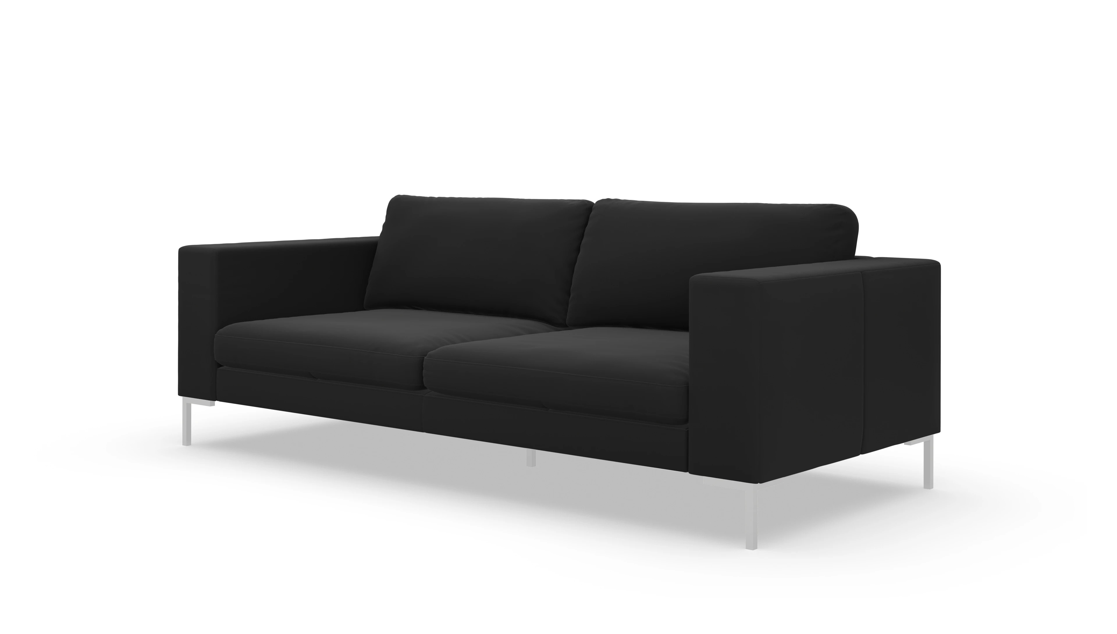 Ansicht des Produktes Paludan 3-Sitzer in Leder schwarz