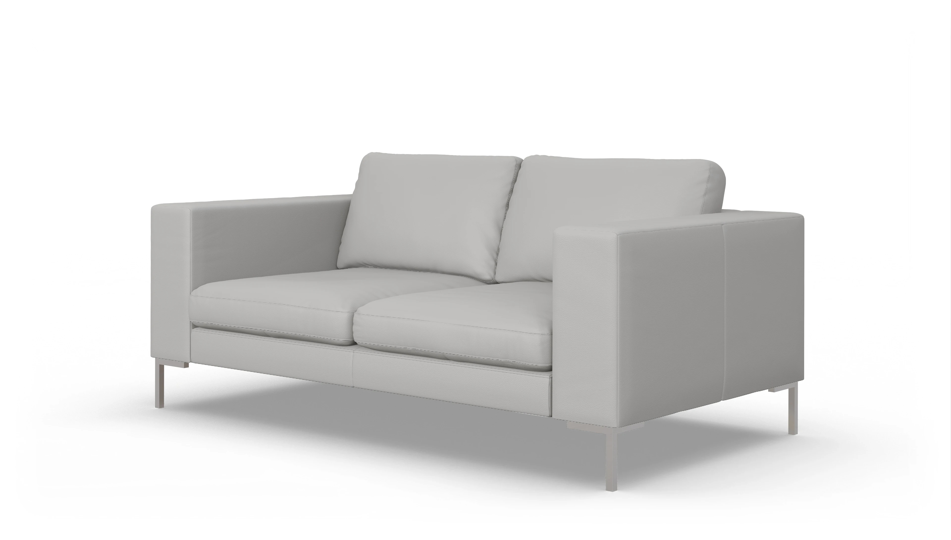 Ansicht des Produktes Paludan 2-Sitzer in Leder weiß