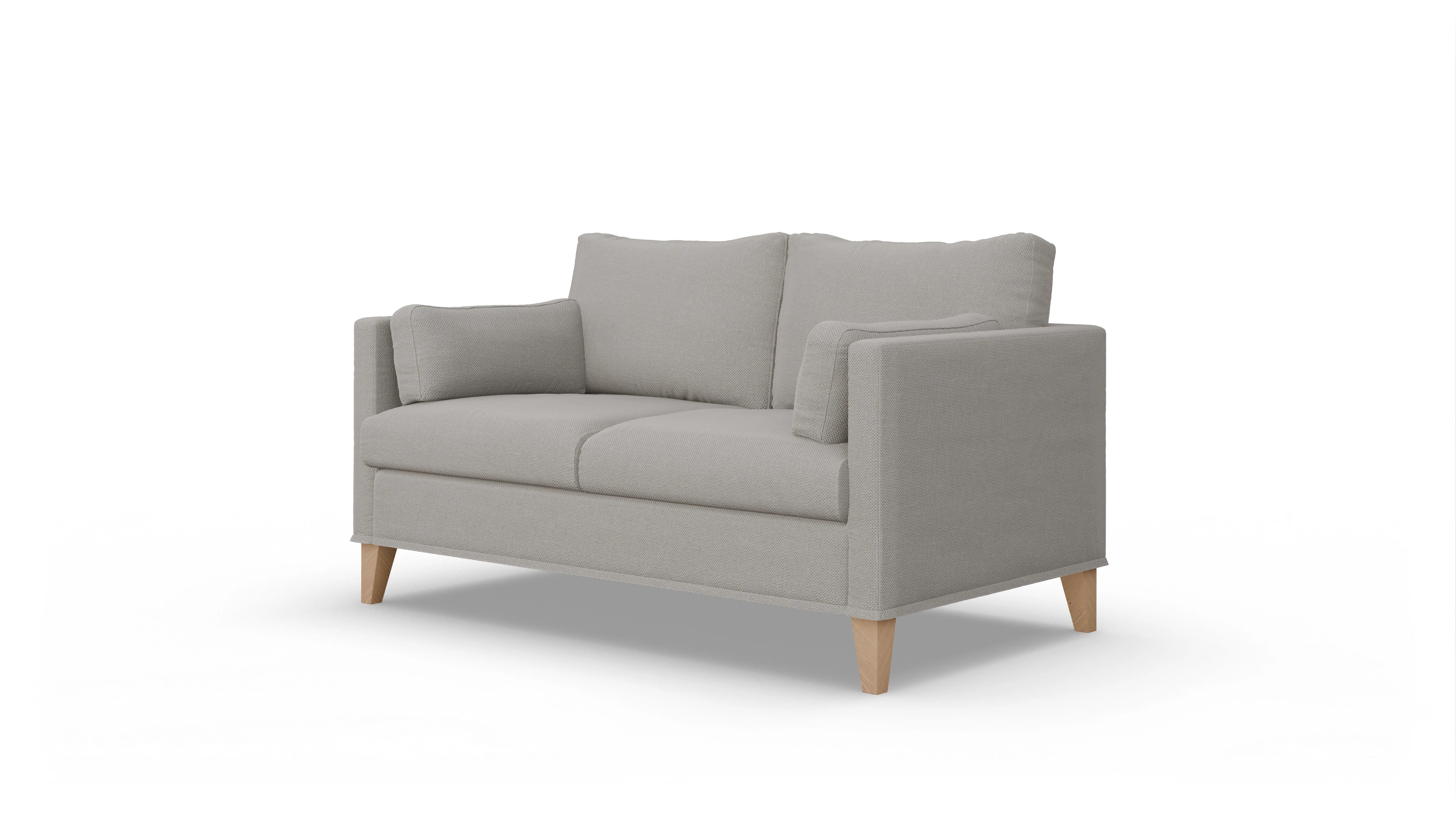 Ansicht des Produktes Jensen 2-Sitzer in Stoff weiß