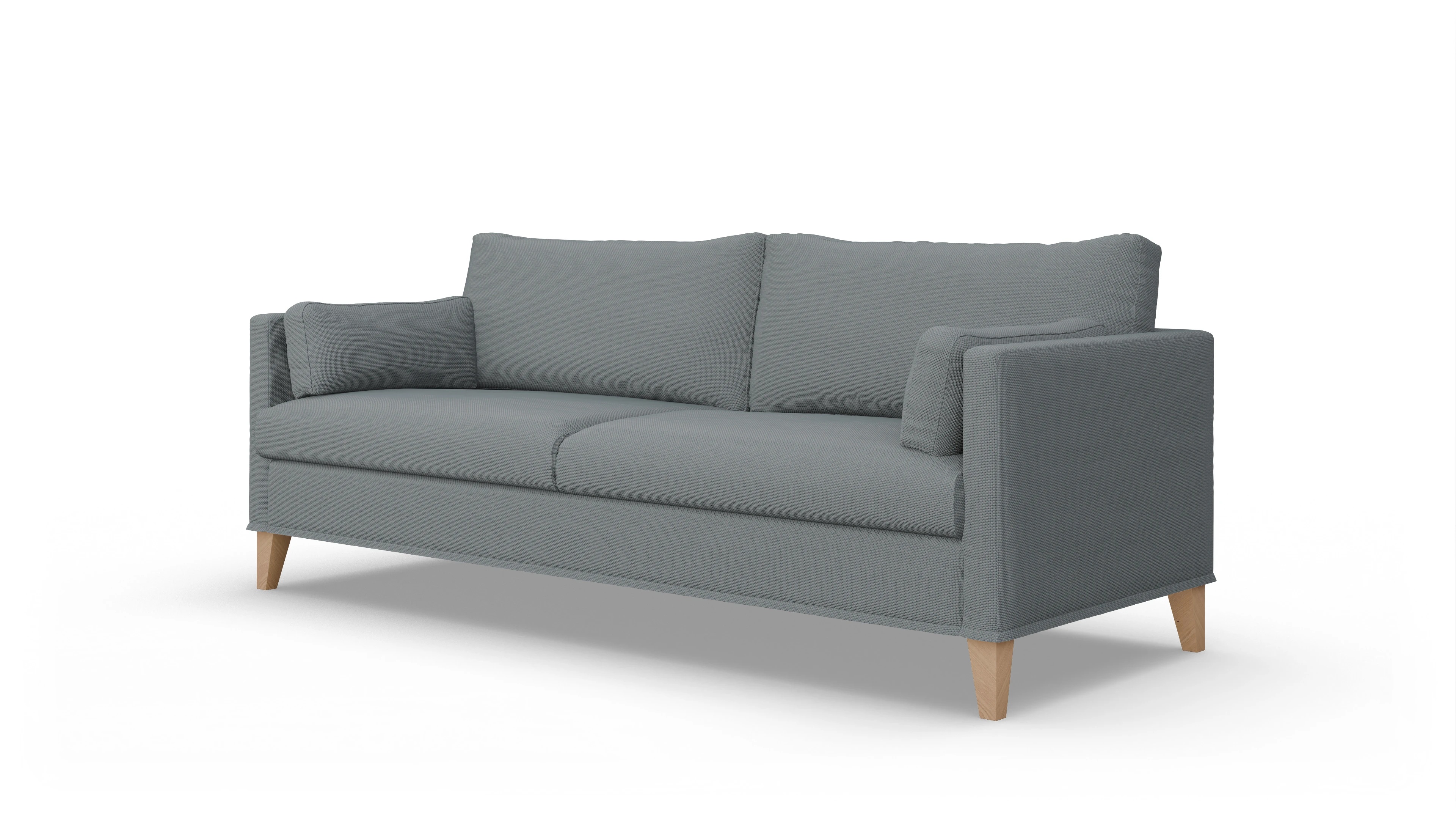 Ansicht des Produktes Jensen 3-Sitzer in Stoff blau