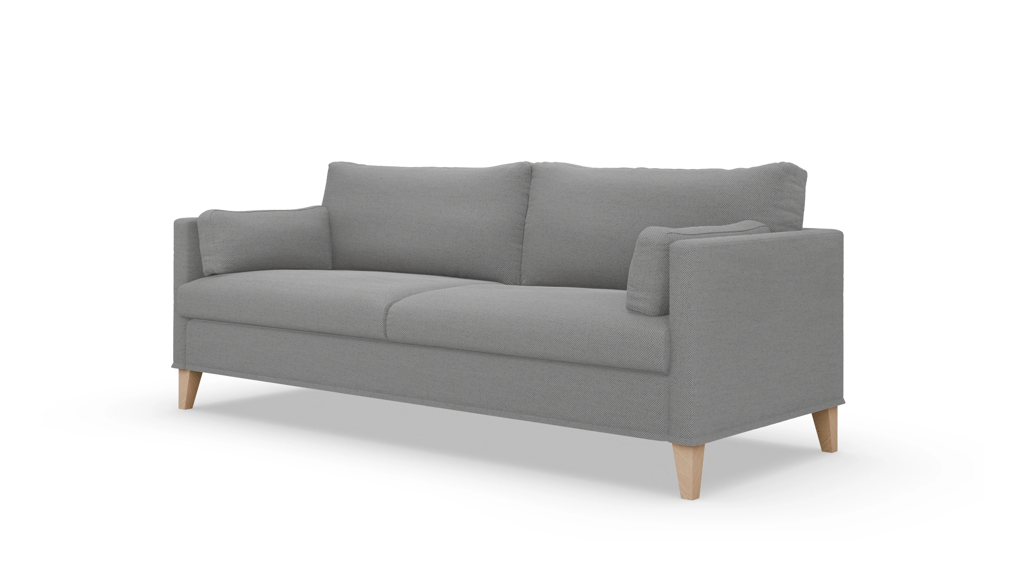 Jensen Hussensofa Ansicht des Produktes Jensen 3-Sitzer in Stoff grau