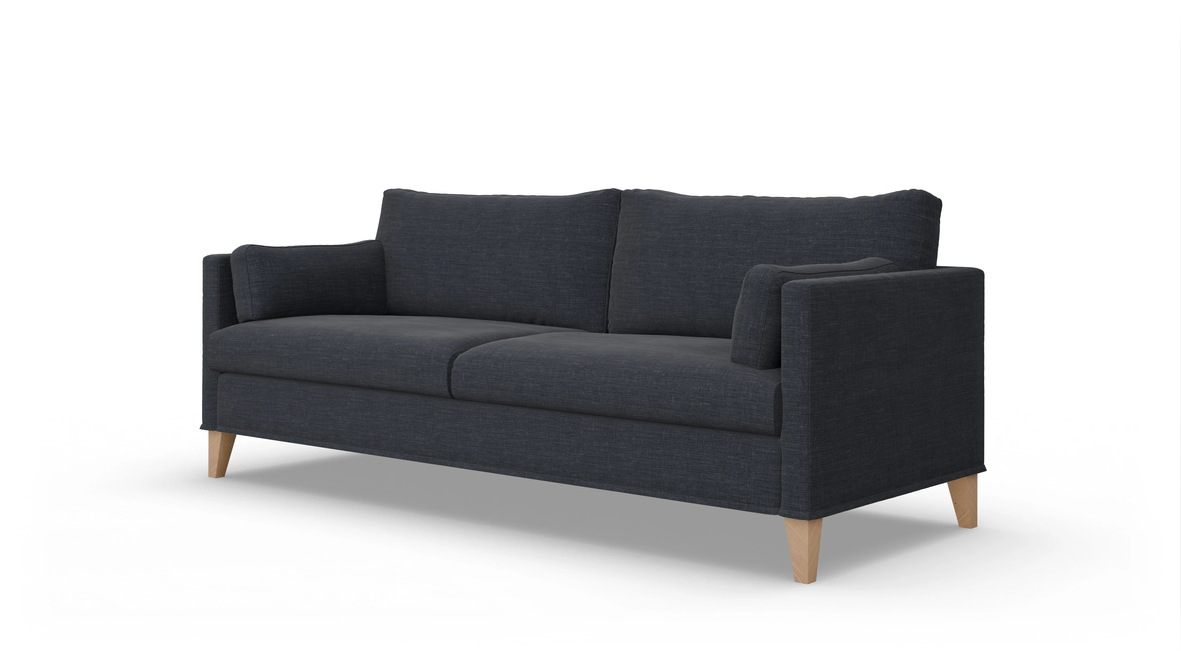 Ansicht des Produktes Jensen 3-Sitzer in Stoff blau