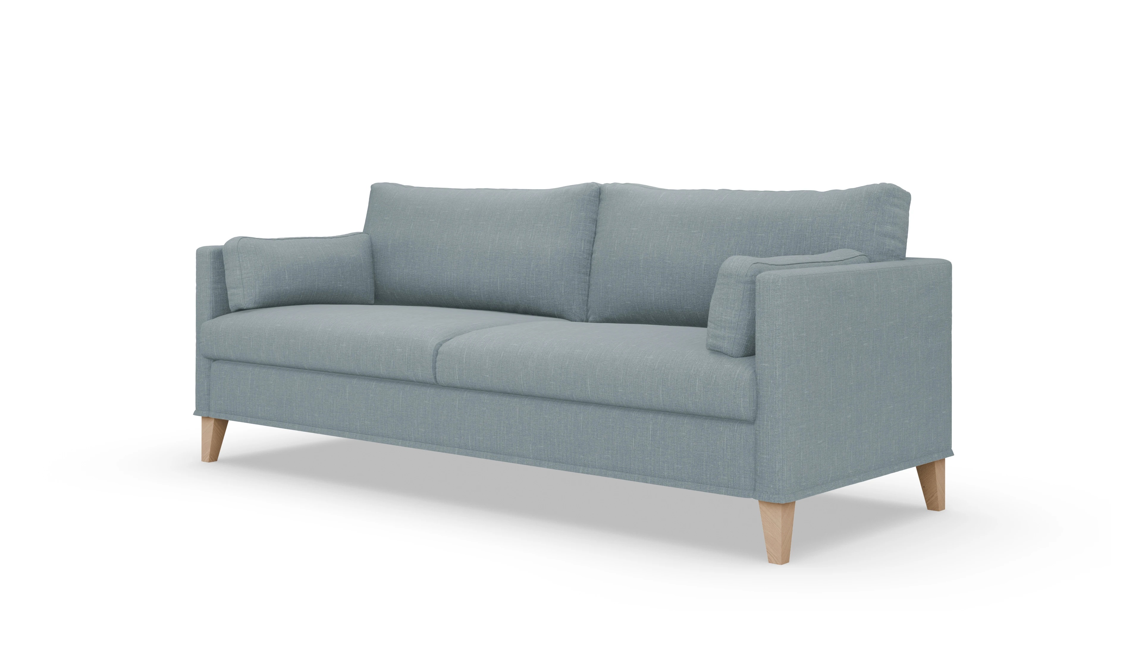 Ansicht des Produktes Jensen 3-Sitzer in Stoff blau