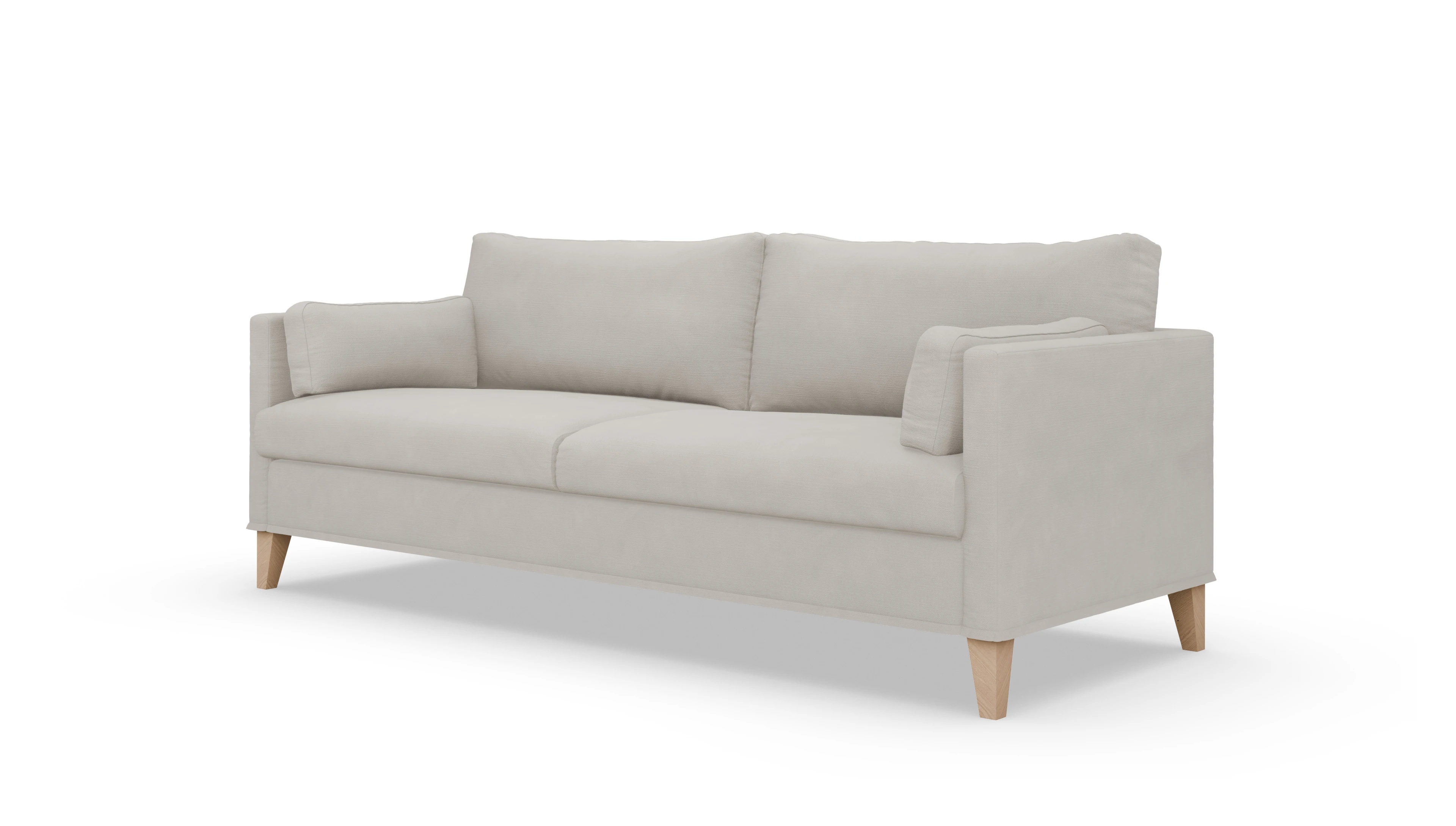 Jensen Hussensofa Ansicht des Produktes Jensen 3-Sitzer in Stoff grau