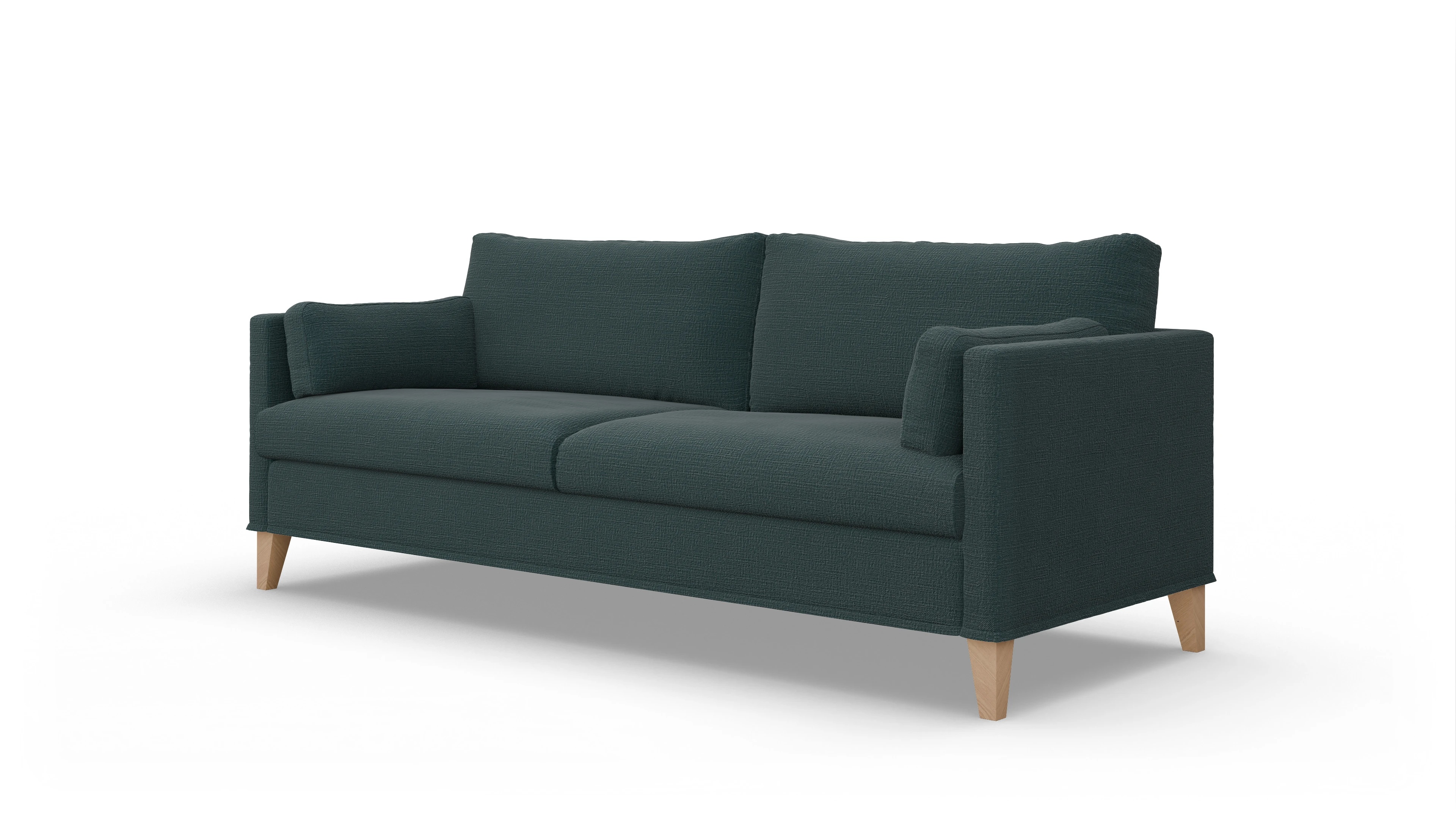 Ansicht des Produktes Jensen 3-Sitzer in Stoff blau