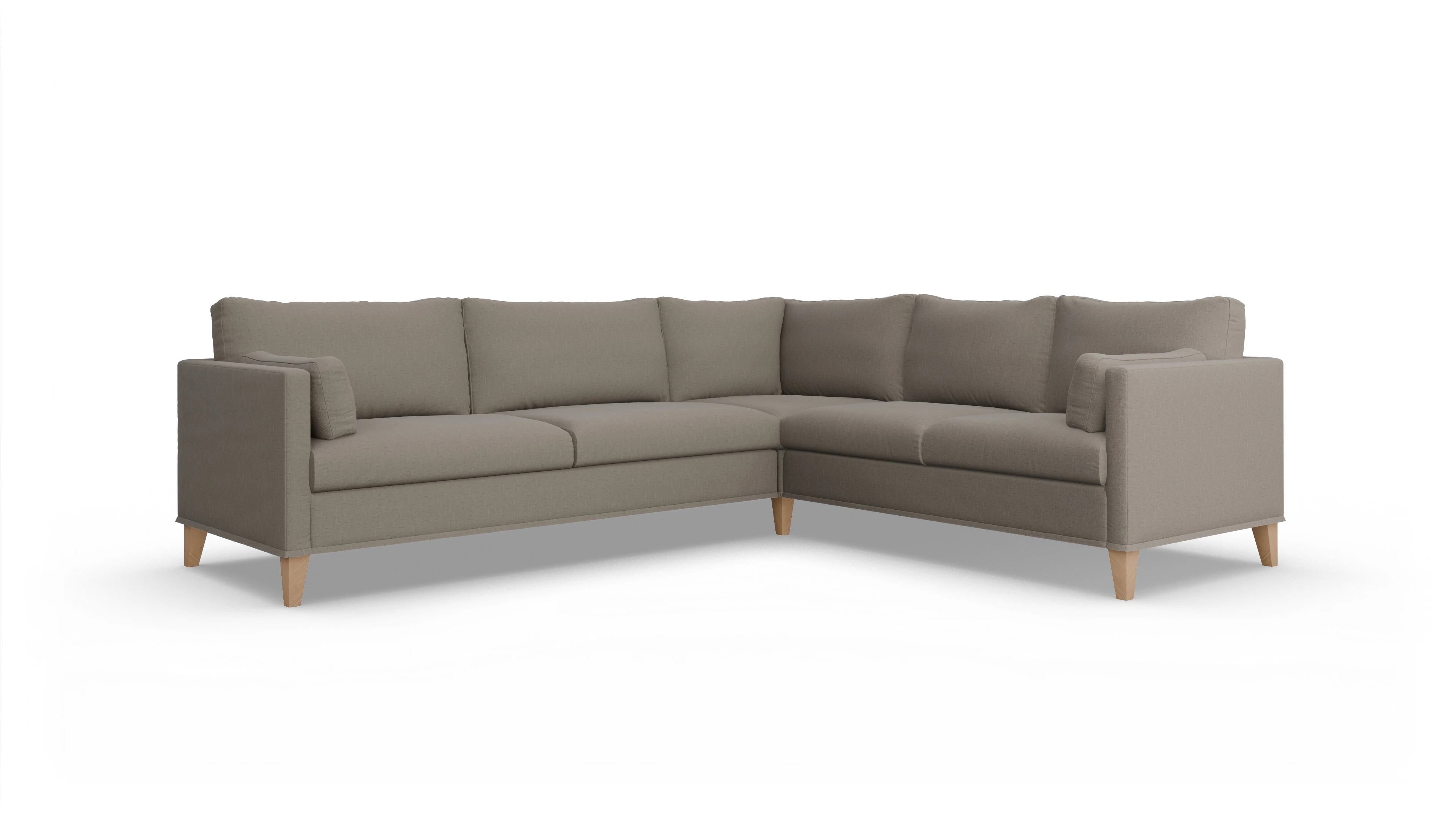 Ansicht des Produktes Jensen Ecksofa Rechts in Stoff beige
