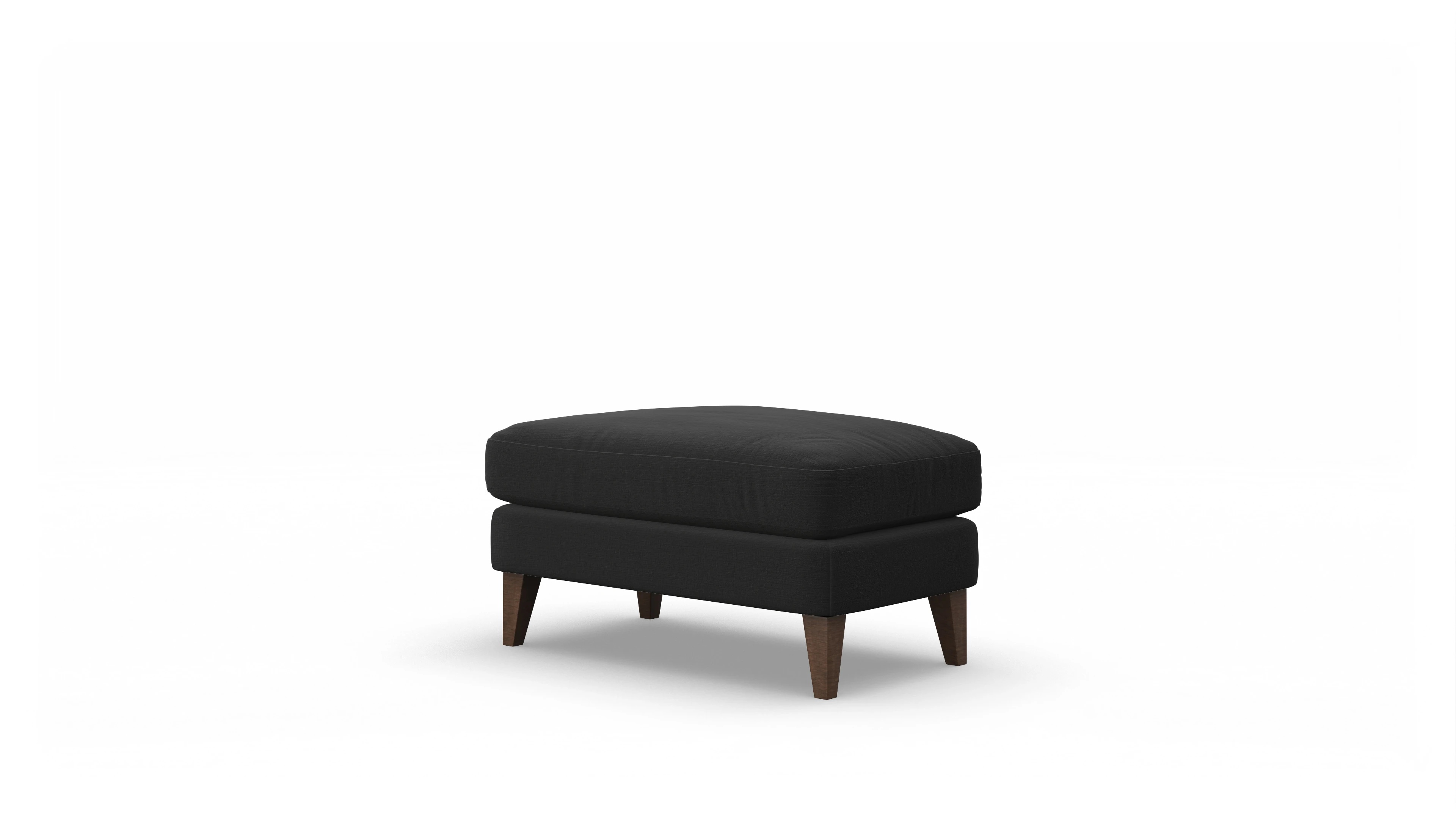 Montes Stoffhocker Ansicht des Produktes Montes Hocker in Stoff schwarz
