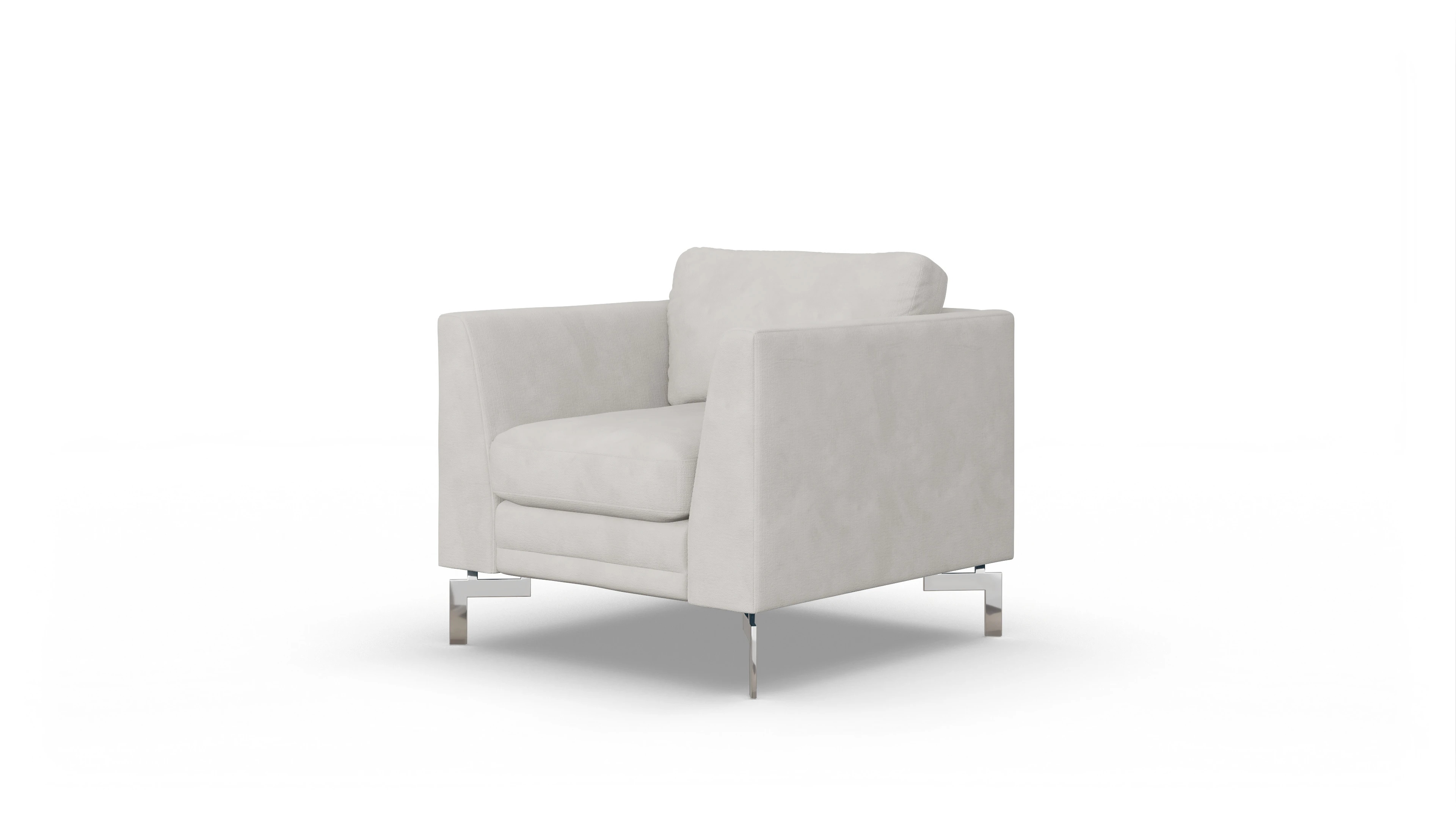 Ansicht des Produktes Lexington Sessel in Samt weiß