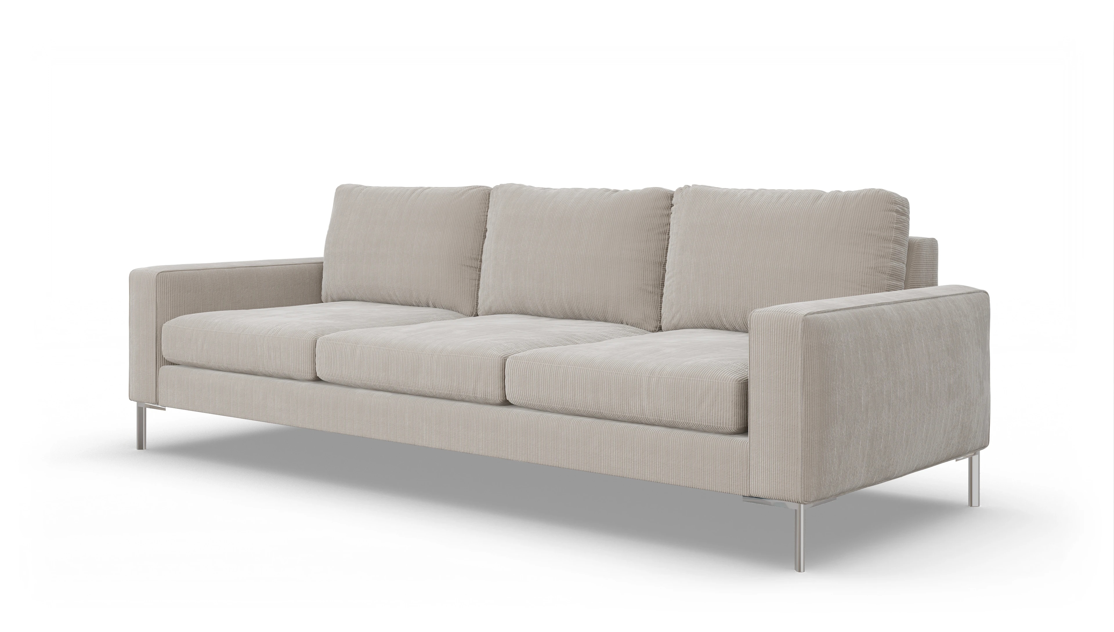 Pinedo Stoffsofa Ansicht des Produktes Pinedo 4,5-Sitzer in Cord beige