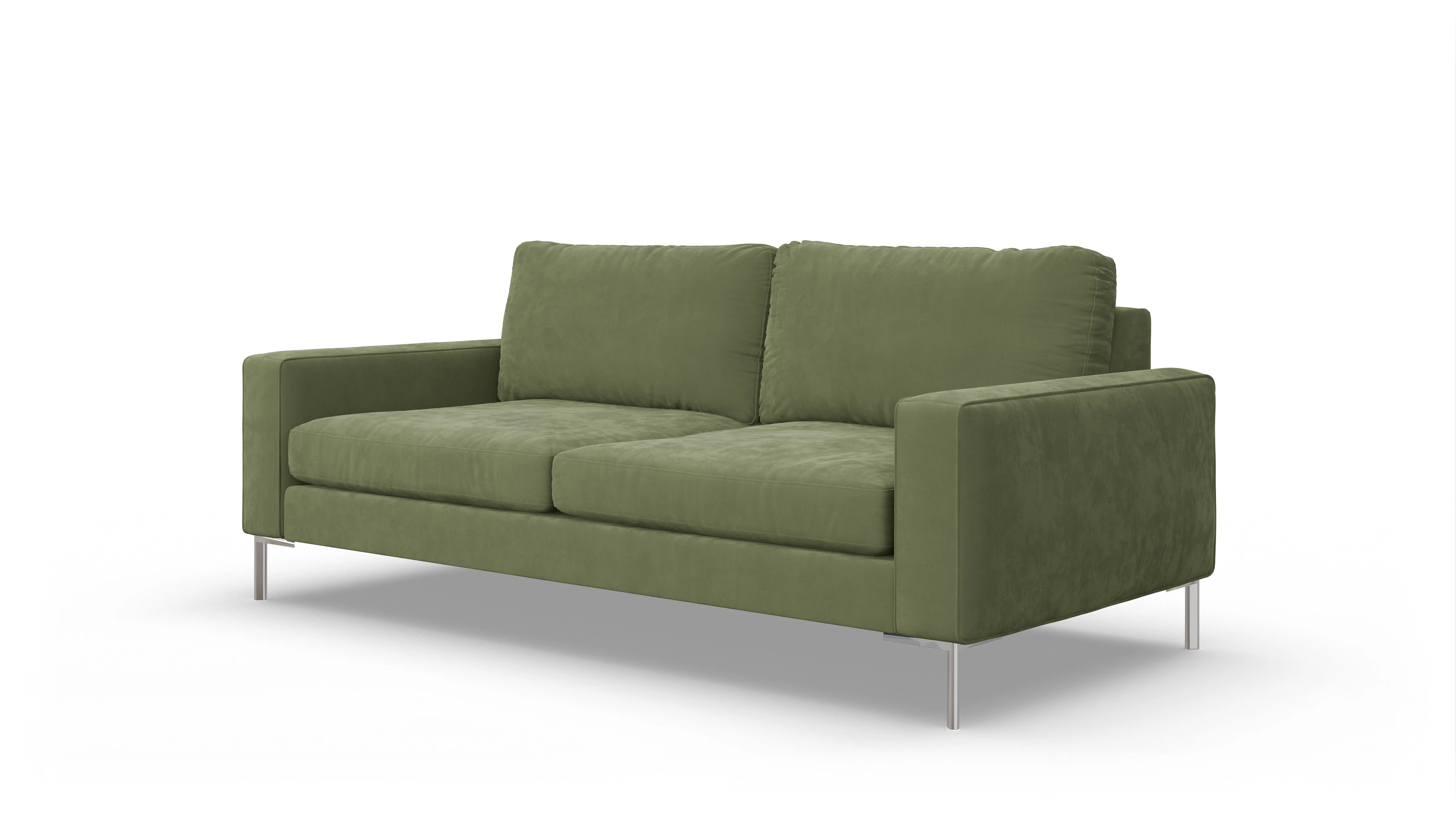 Ansicht des Produktes Pinedo 3,5-Sitzer in Samt grün