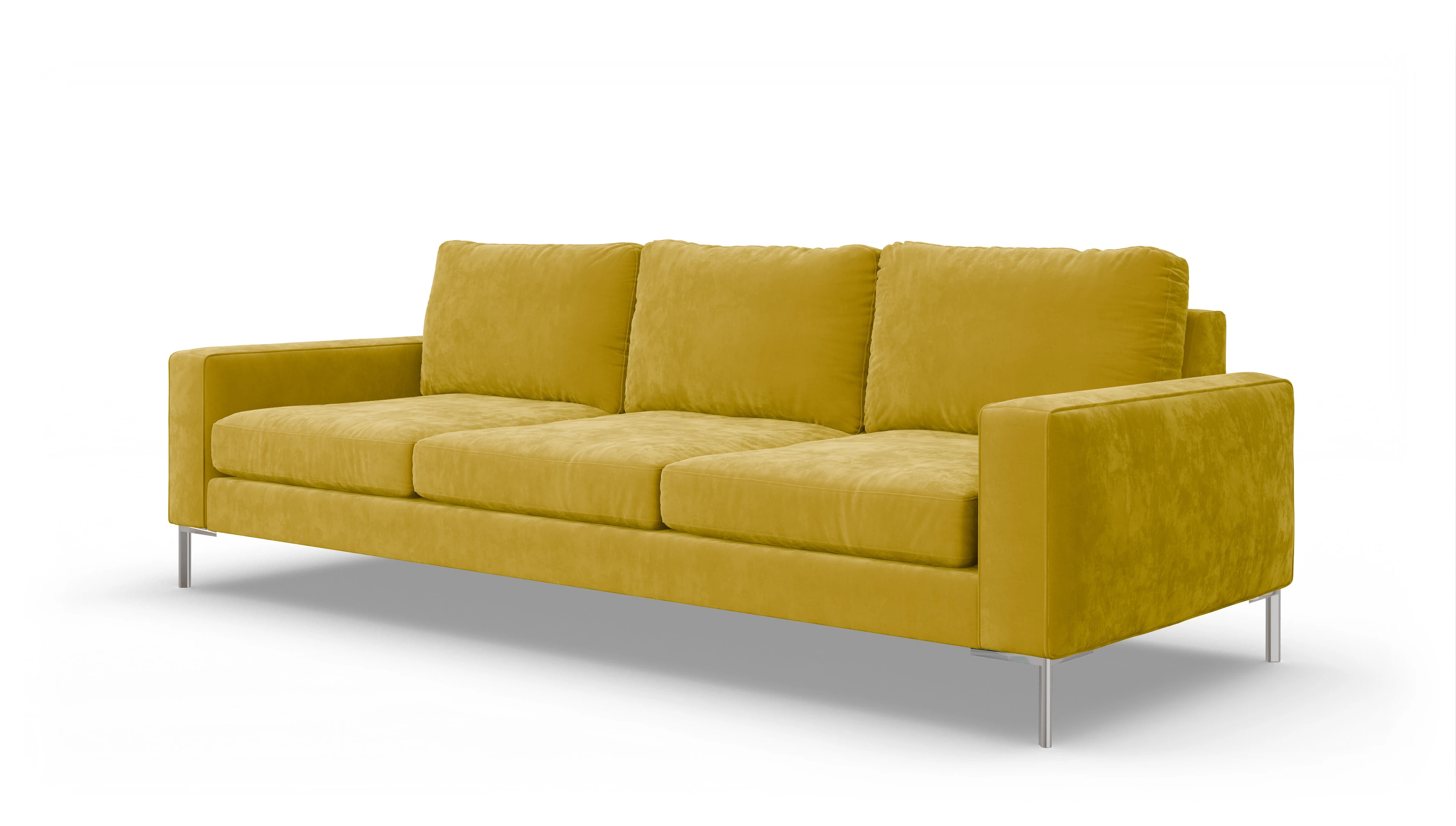 Ansicht des Produktes Pinedo 4,5-Sitzer in Samt gelb