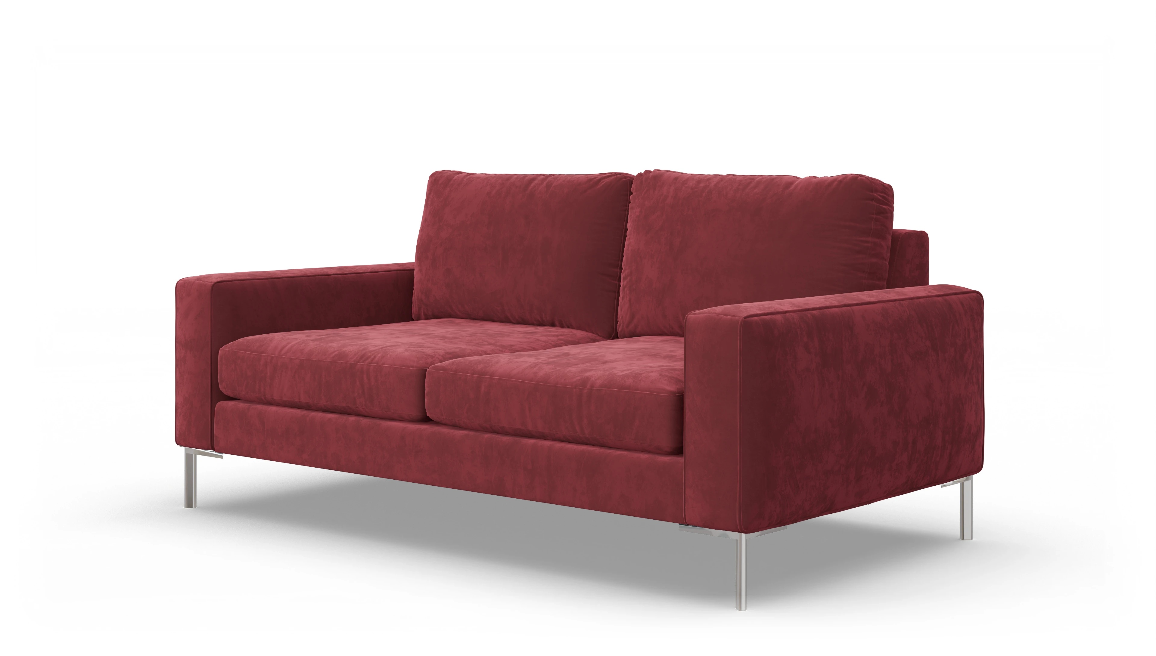 Ansicht des Produktes Pinedo 2,5-Sitzer in Samt rot