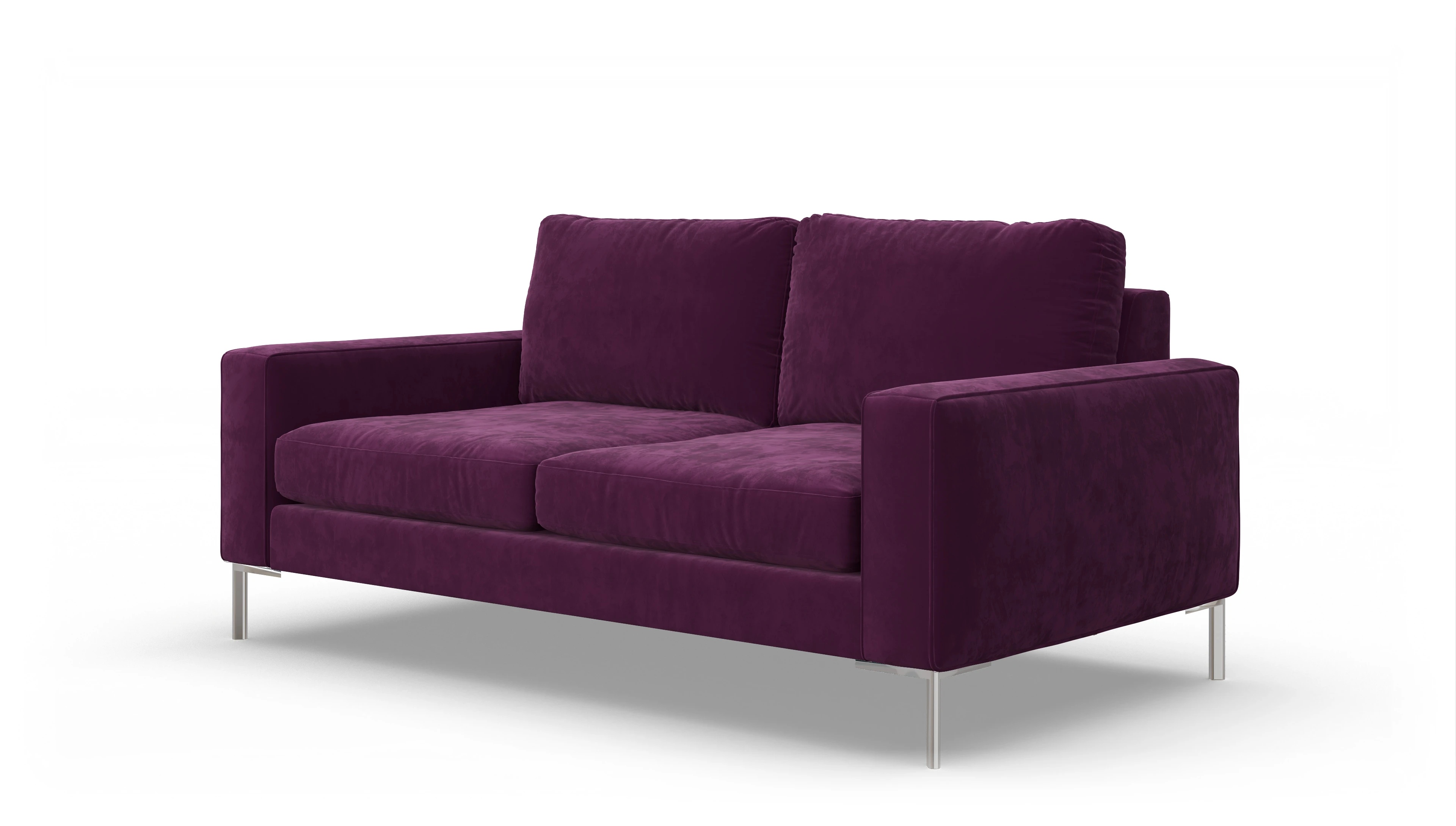 Ansicht des Produktes Pinedo 2,5-Sitzer in Samt rot