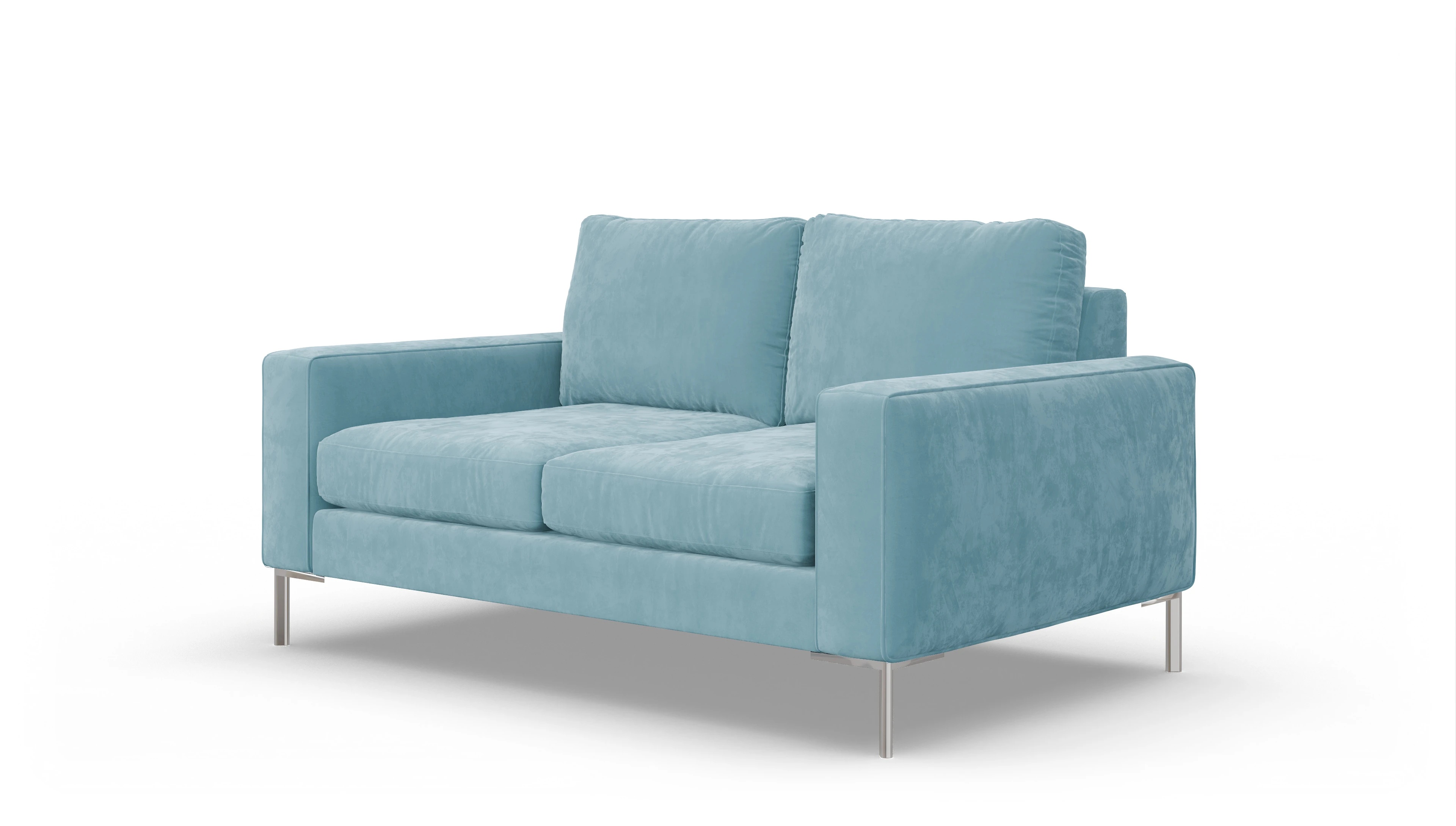 Ansicht des Produktes Pinedo 2-Sitzer in Samt blau