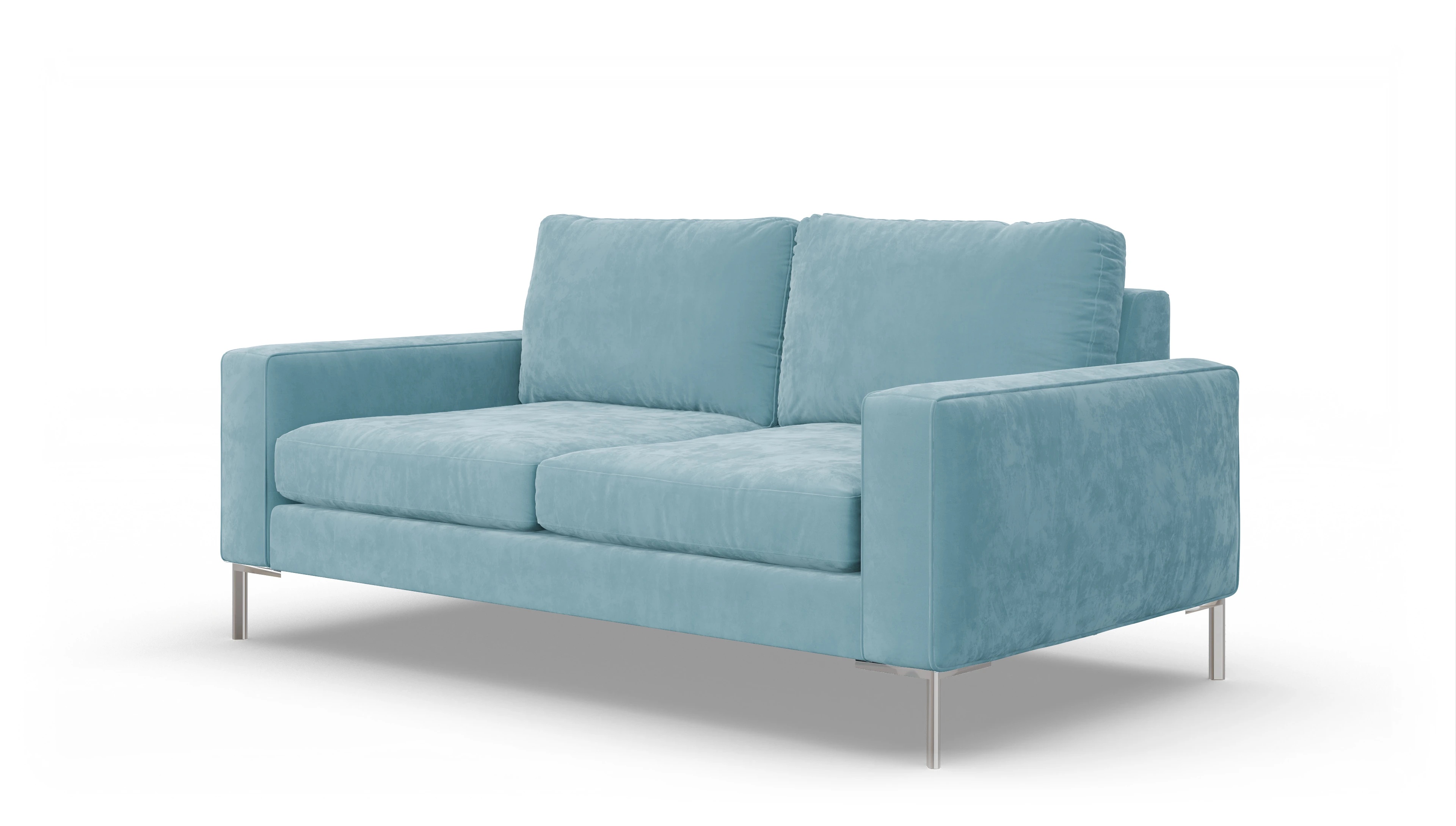 Ansicht des Produktes Pinedo 2,5-Sitzer in Samt blau