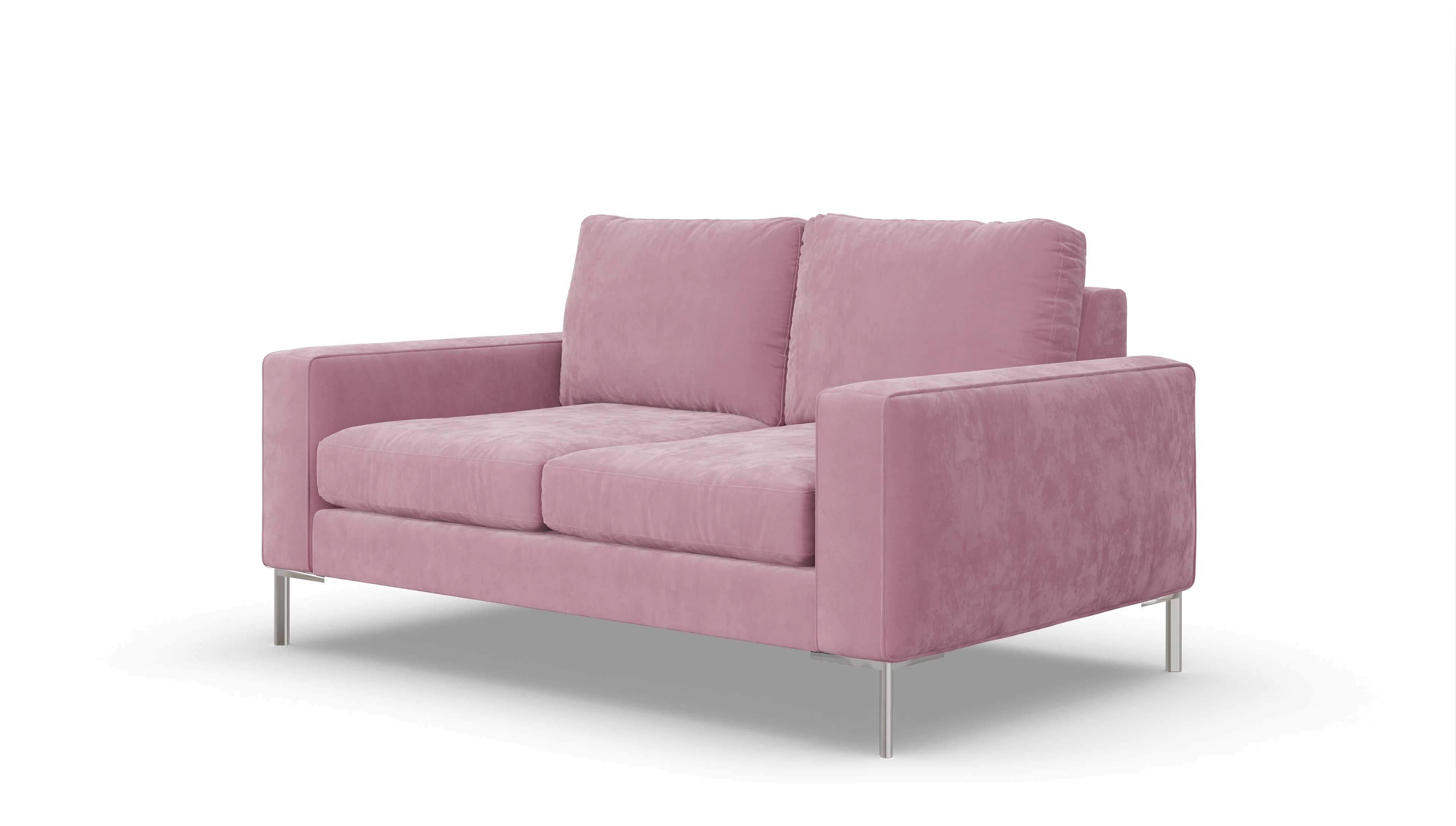 Pinedo Stoffsofa Ansicht des Produktes Pinedo 2-Sitzer in Samt rot