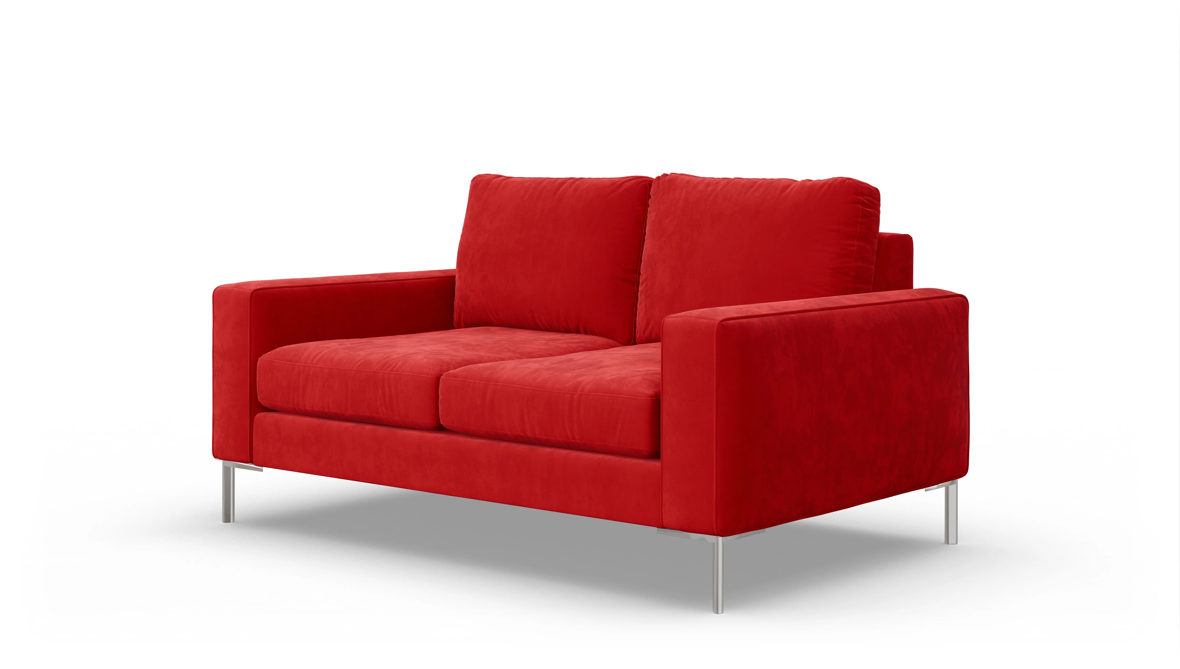 Ansicht des Produktes Pinedo 2-Sitzer in Samt rot