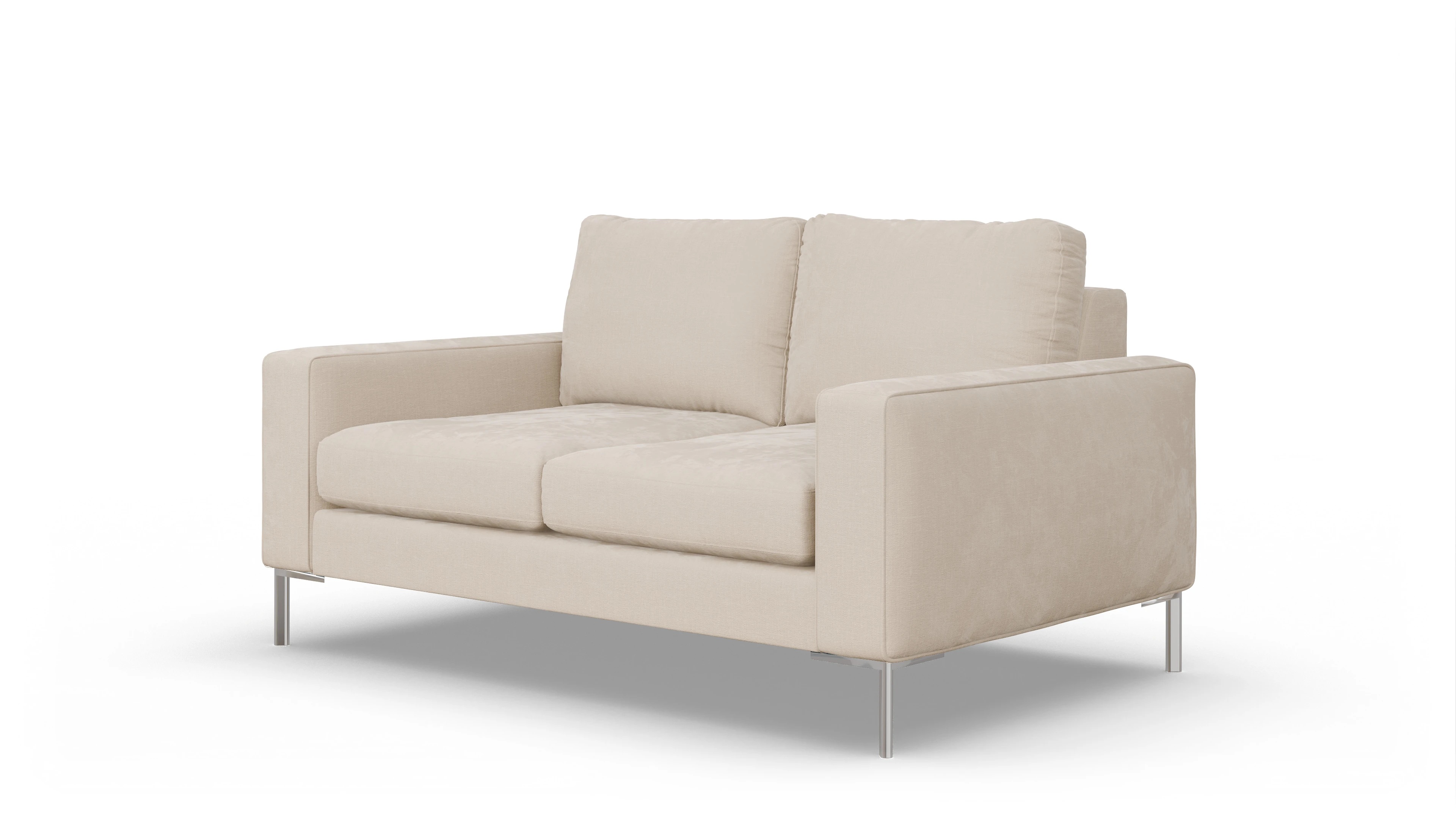 Ansicht des Produktes Pinedo 2-Sitzer in Stoff weiß