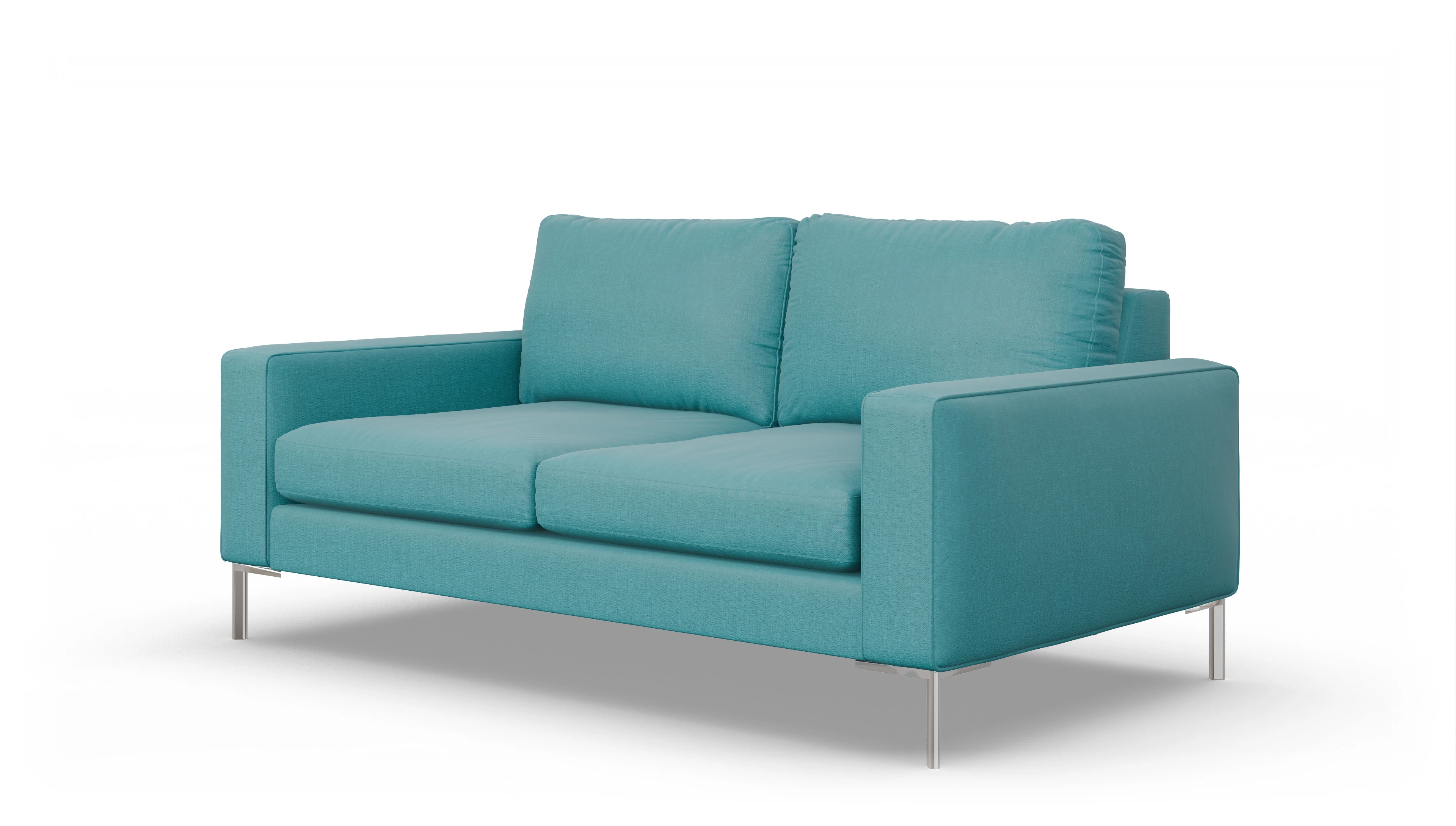 Ansicht des Produktes Pinedo 2,5-Sitzer in Stoff blau