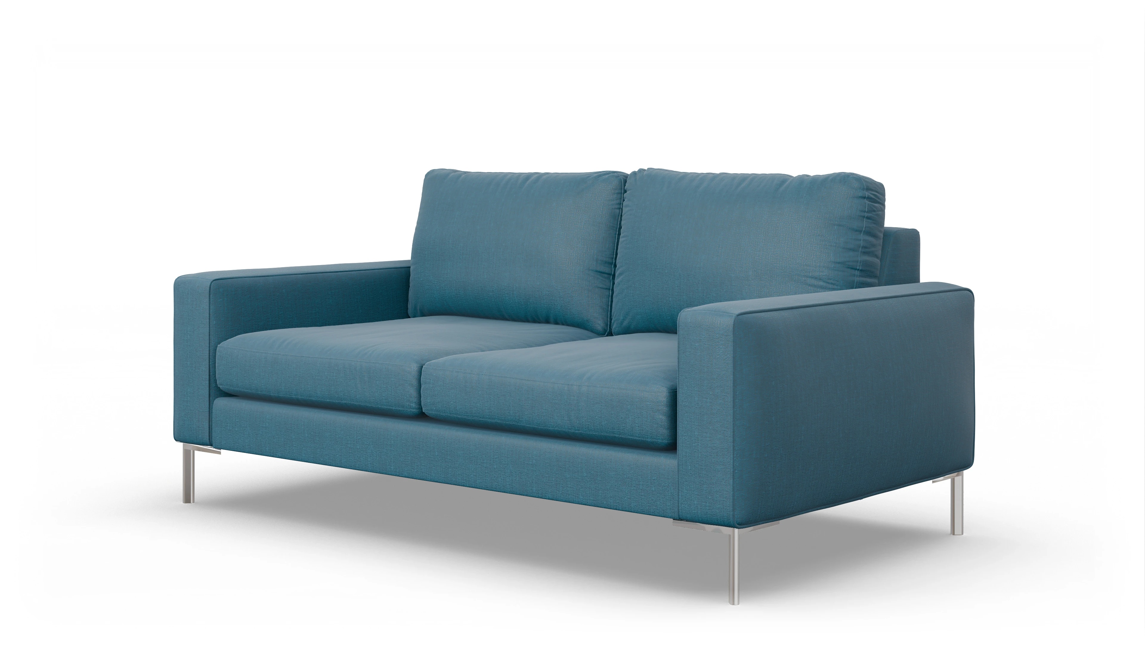 Ansicht des Produktes Pinedo 2,5-Sitzer in Stoff blau