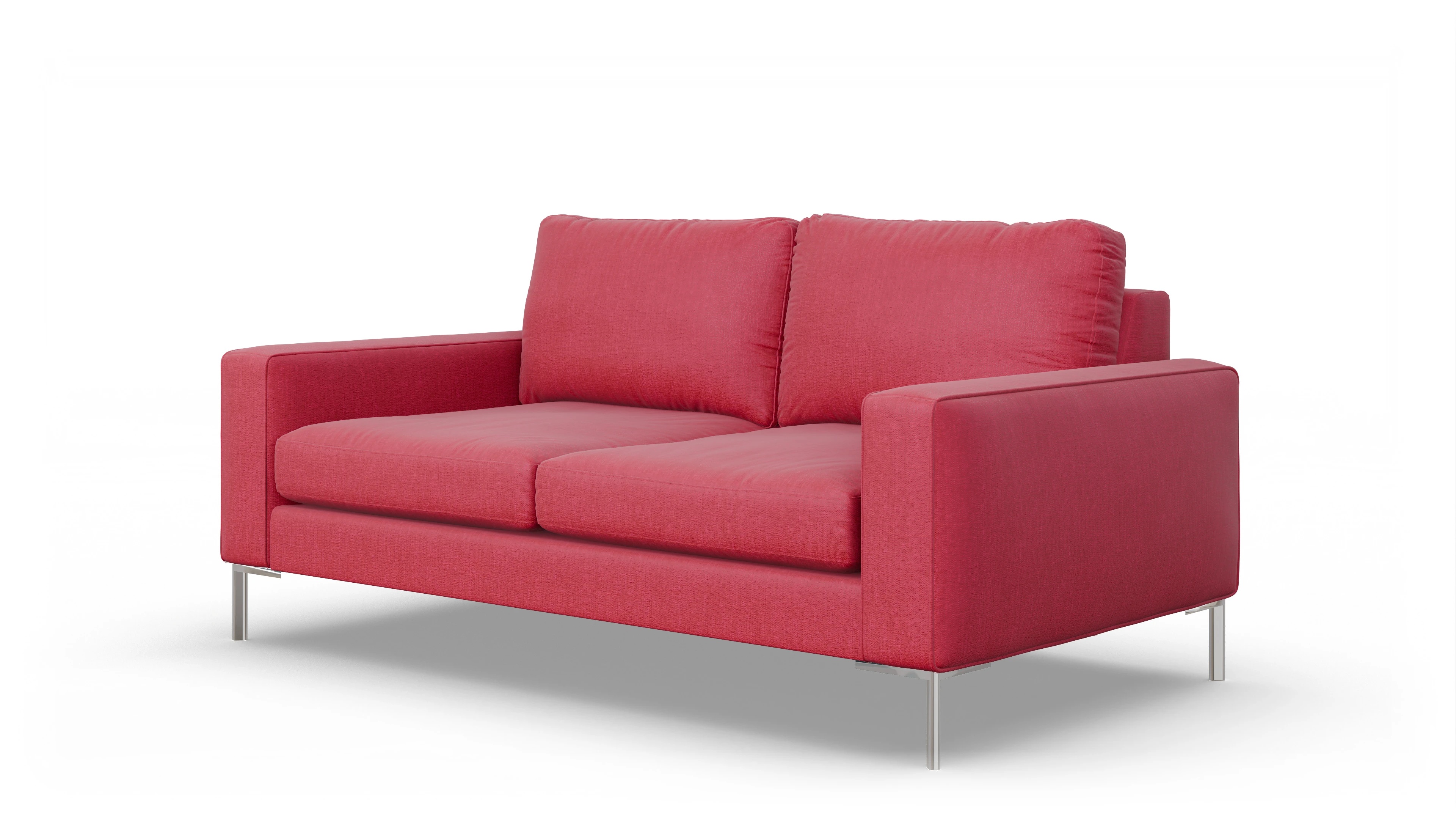 Ansicht des Produktes Pinedo 2,5-Sitzer in Stoff rot