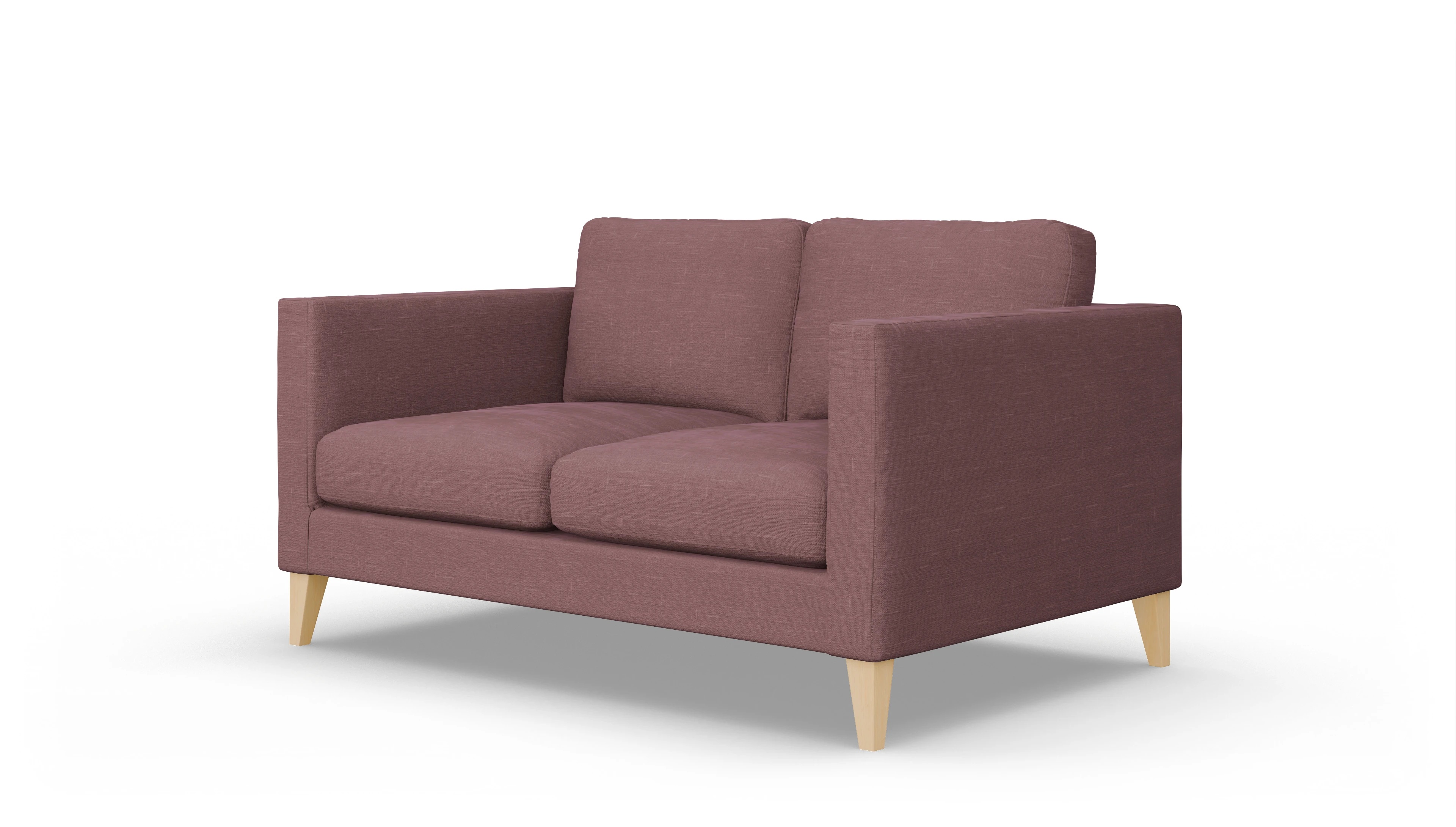 Montes Stoffsofa Ansicht des Produktes Montes 2-Sitzer in Stoff rot