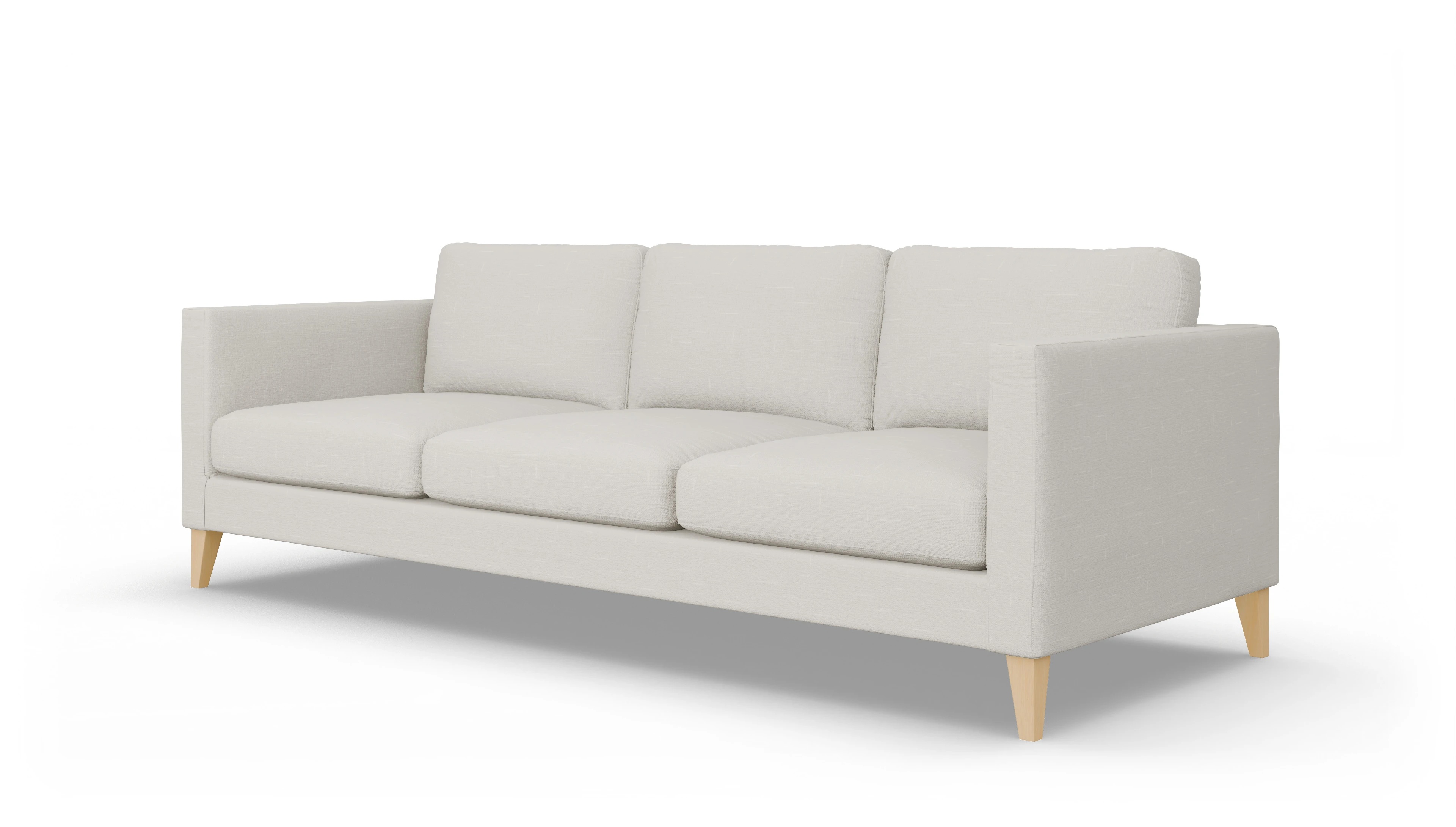 Montes Stoffsofa Ansicht des Produktes Montes 4,5-Sitzer in Stoff weiß